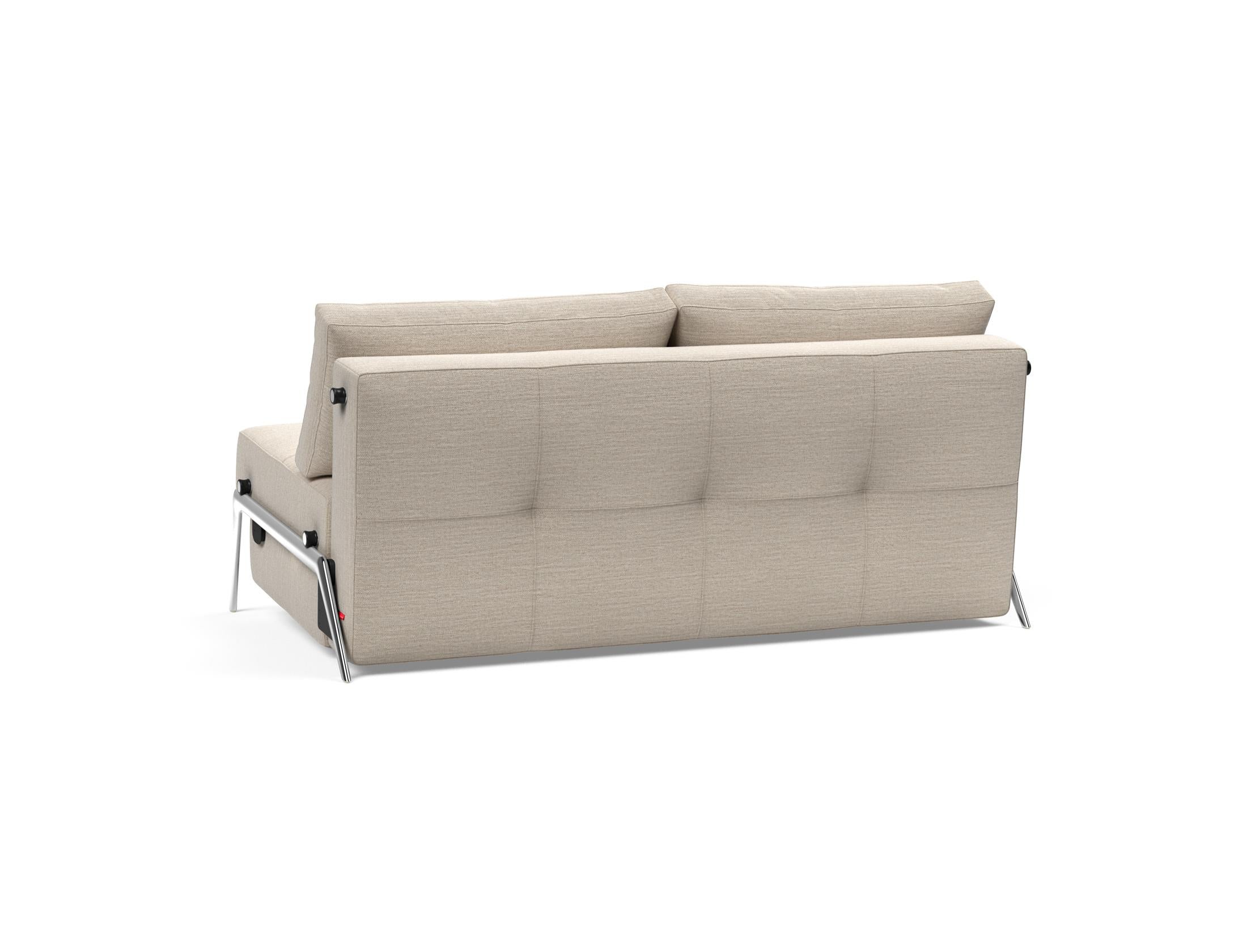 Cubed Klappsofa 160: Stilvolles Klappsofa mit hochwertiger Verarbeitung, ideal für kleine Räume und als komfortable Schlafgelegenheit.
