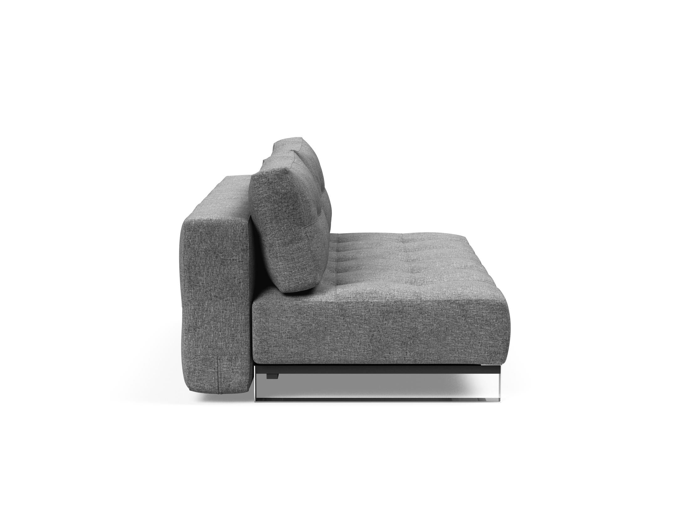 Erlebe das Supremax Bettsofa 150 von Innovation Living: Stilvolles Design, exzellente Verarbeitung und eine bequeme Taschenfederkernmatratze für besten Schlaf.