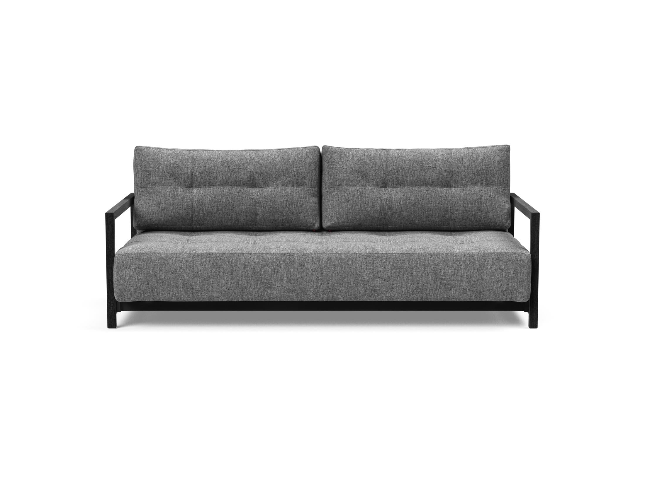 Entdecken Sie das Bifrost Bettsofa 150 von Innovation Living: stilvolles Design, hochwertige Matratze, ideal für kleine Wohnungen und Gästezimmer.