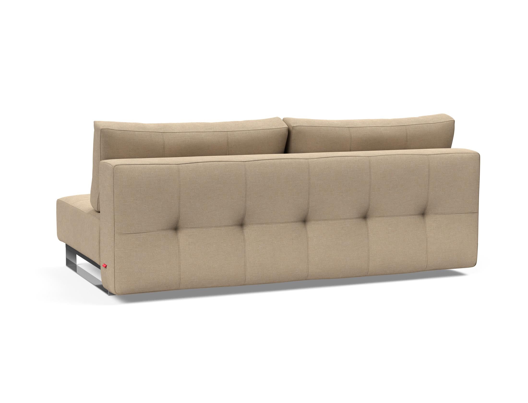 Erlebe das Supremax Bettsofa 150 von Innovation Living: Stilvolles Design, exzellente Verarbeitung und eine bequeme Taschenfederkernmatratze für besten Schlaf.