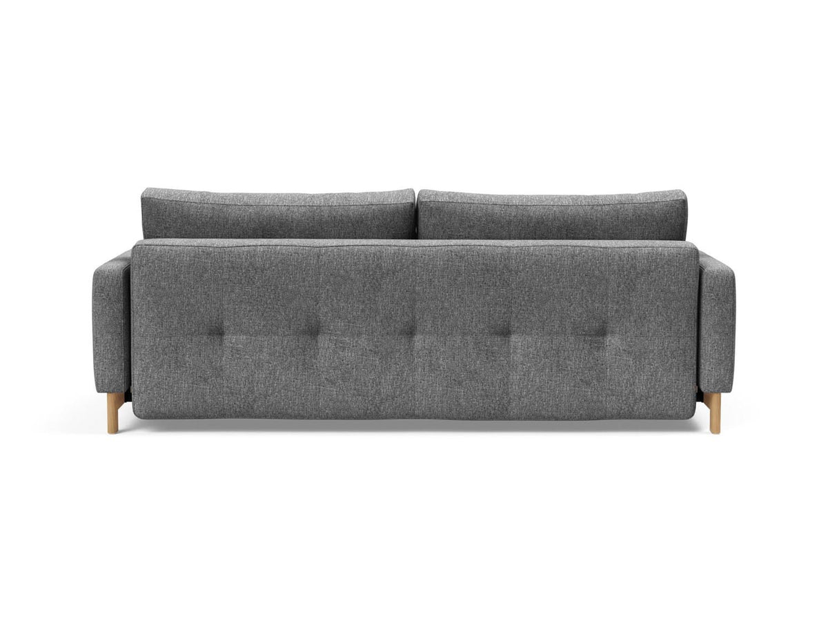 Pyxis D.E.L. Schlafsofa in 563 Twist Charcoal präsentiert im Onlineshop von KAQTU Design AG. Bettsofa ist von Innovation Living