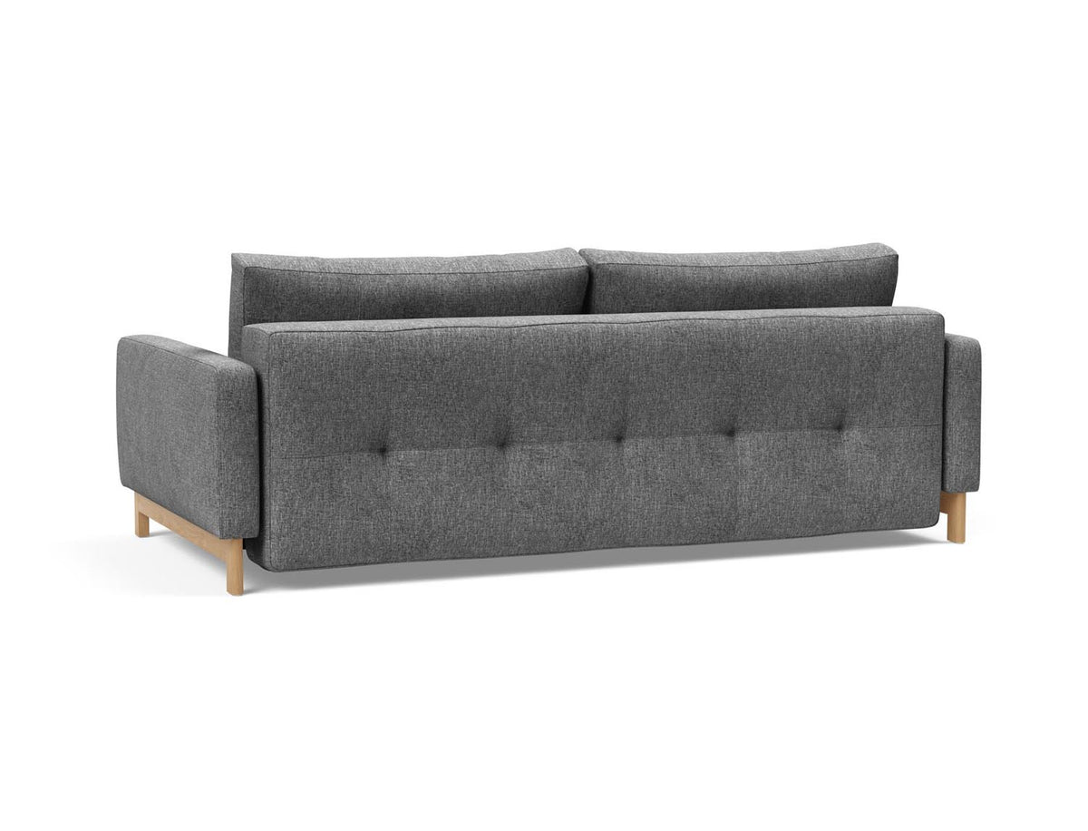 Pyxis D.E.L. Schlafsofa in 563 Twist Charcoal präsentiert im Onlineshop von KAQTU Design AG. Bettsofa ist von Innovation Living