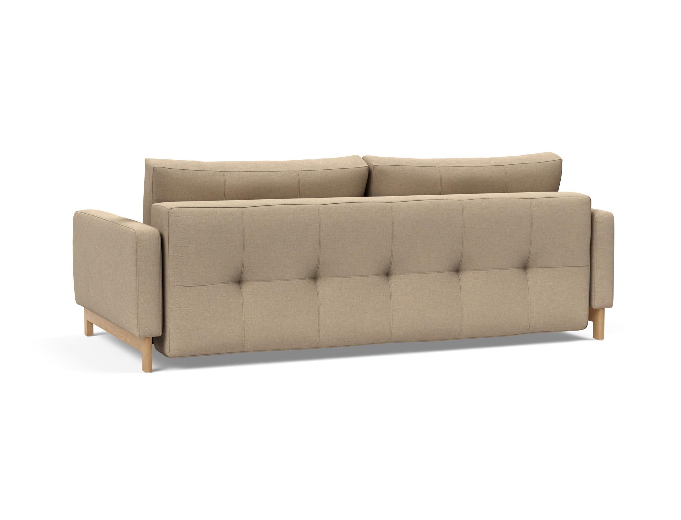 Entdecken Sie das Pyxis D.E.L. Schlafsofa von Innovation Living – stilvoll, funktional und ideal für kleine Räume und Übernachtungsgäste.
