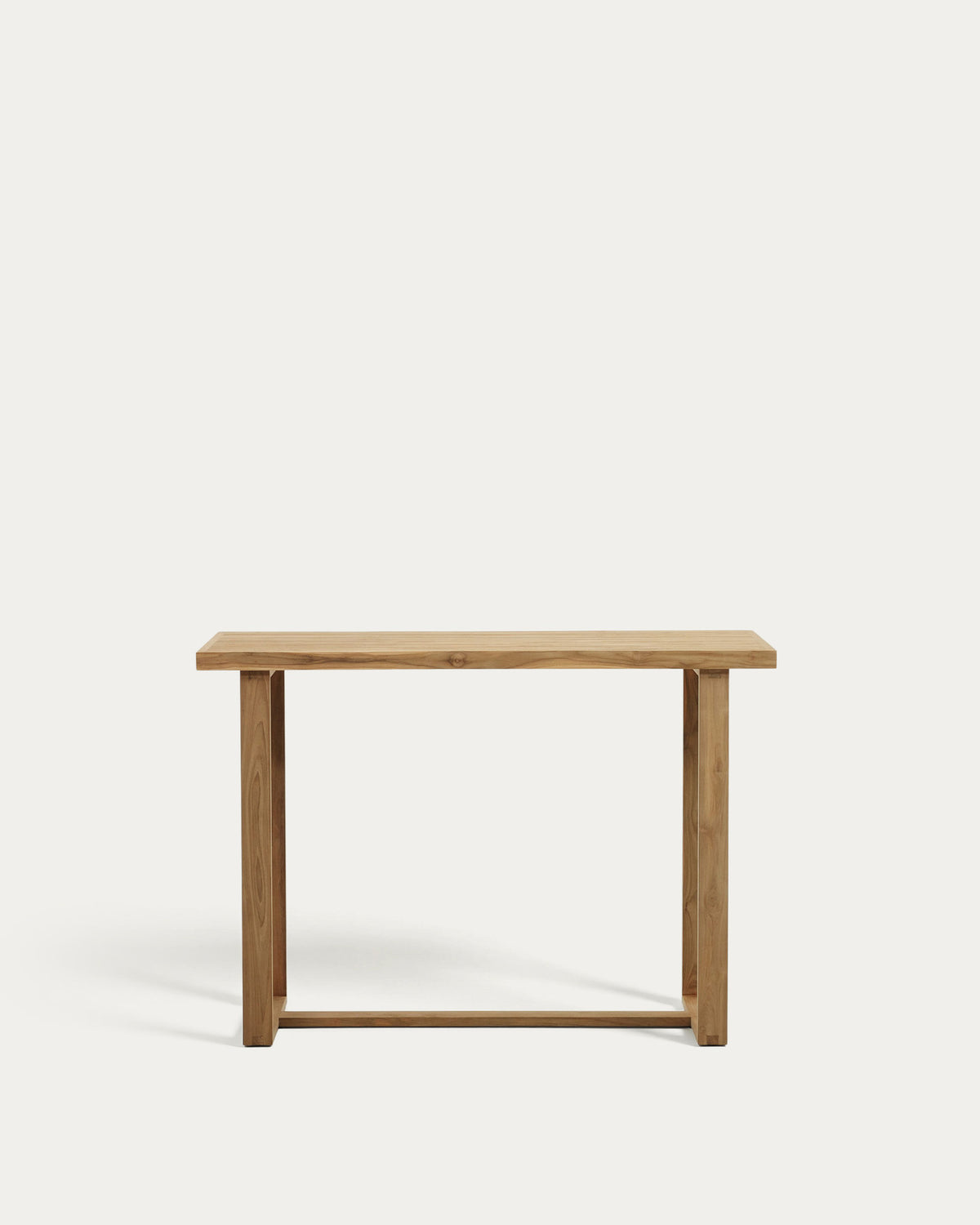 Canadell 100% Outdoor-Tisch aus recyceltem massivem Teakholz 220 x 100 cm in Natur präsentiert im Onlineshop von KAQTU Design AG. Gartentisch ist von Kave Home
