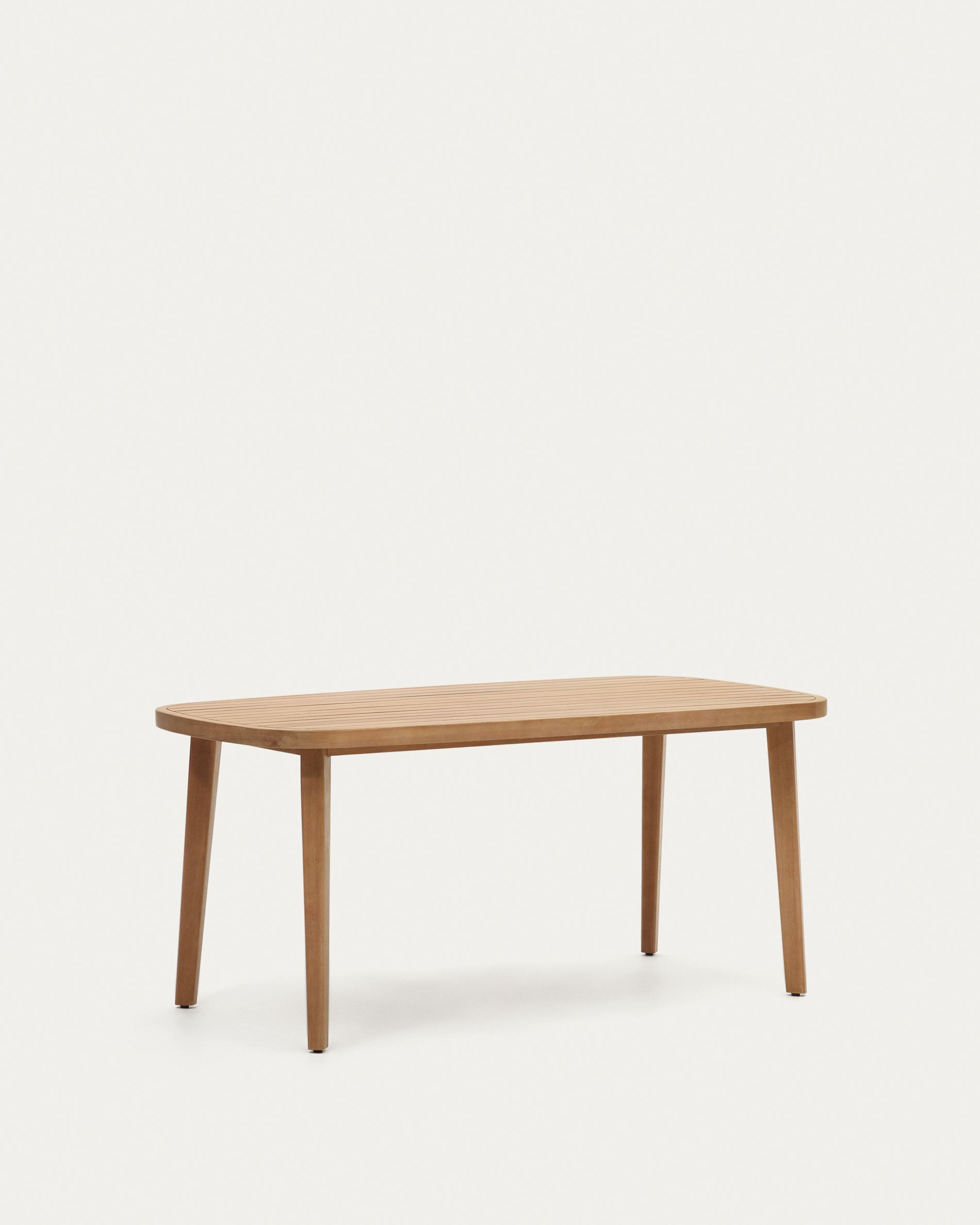 Outdoor-Tisch aus massivem Eukalyptusholz, 170x90 cm, FSC-zertifiziert, robust, elegant und perfekt für Garten oder Terrasse.