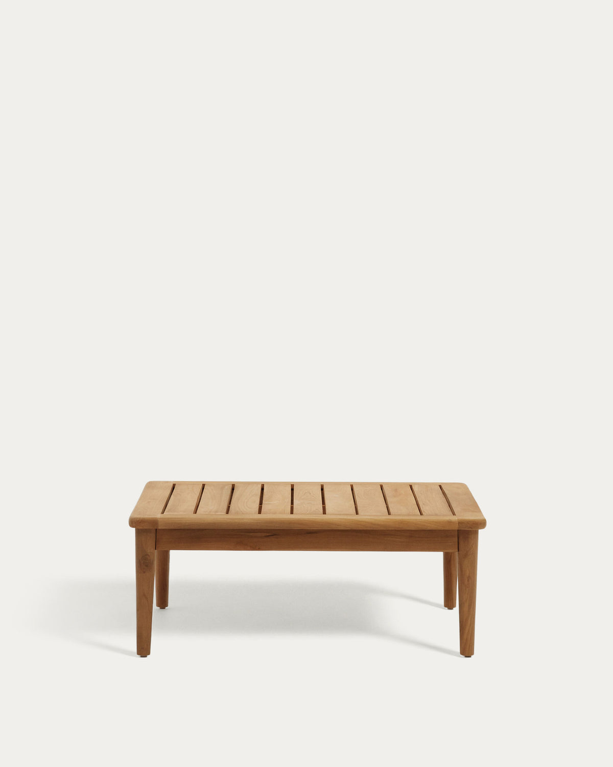 Portitxol Couchtisch aus massivem Teakholz 80 x 80 cm