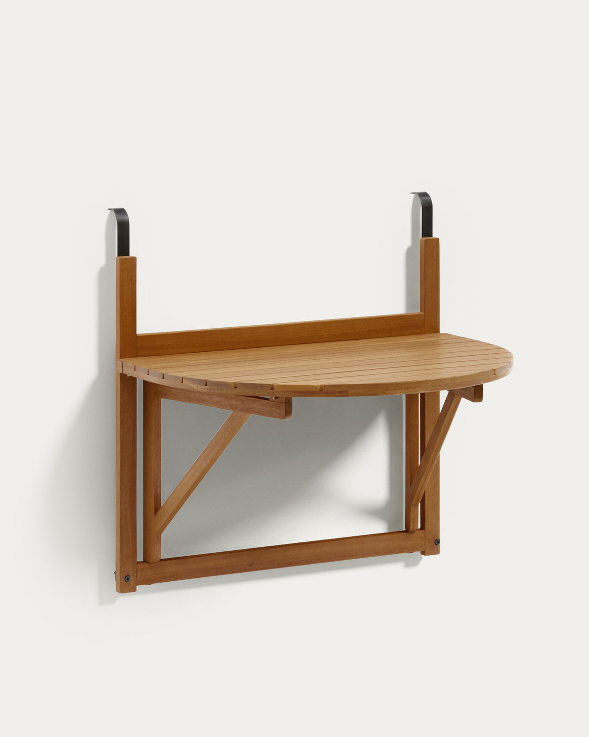 Amarilis Klapptisch für den Balkon aus massivem Akazienholz 50 x 70 cm FSC 100% in Natur, Braun präsentiert im Onlineshop von KAQTU Design AG. Gartentisch ist von Kave Home