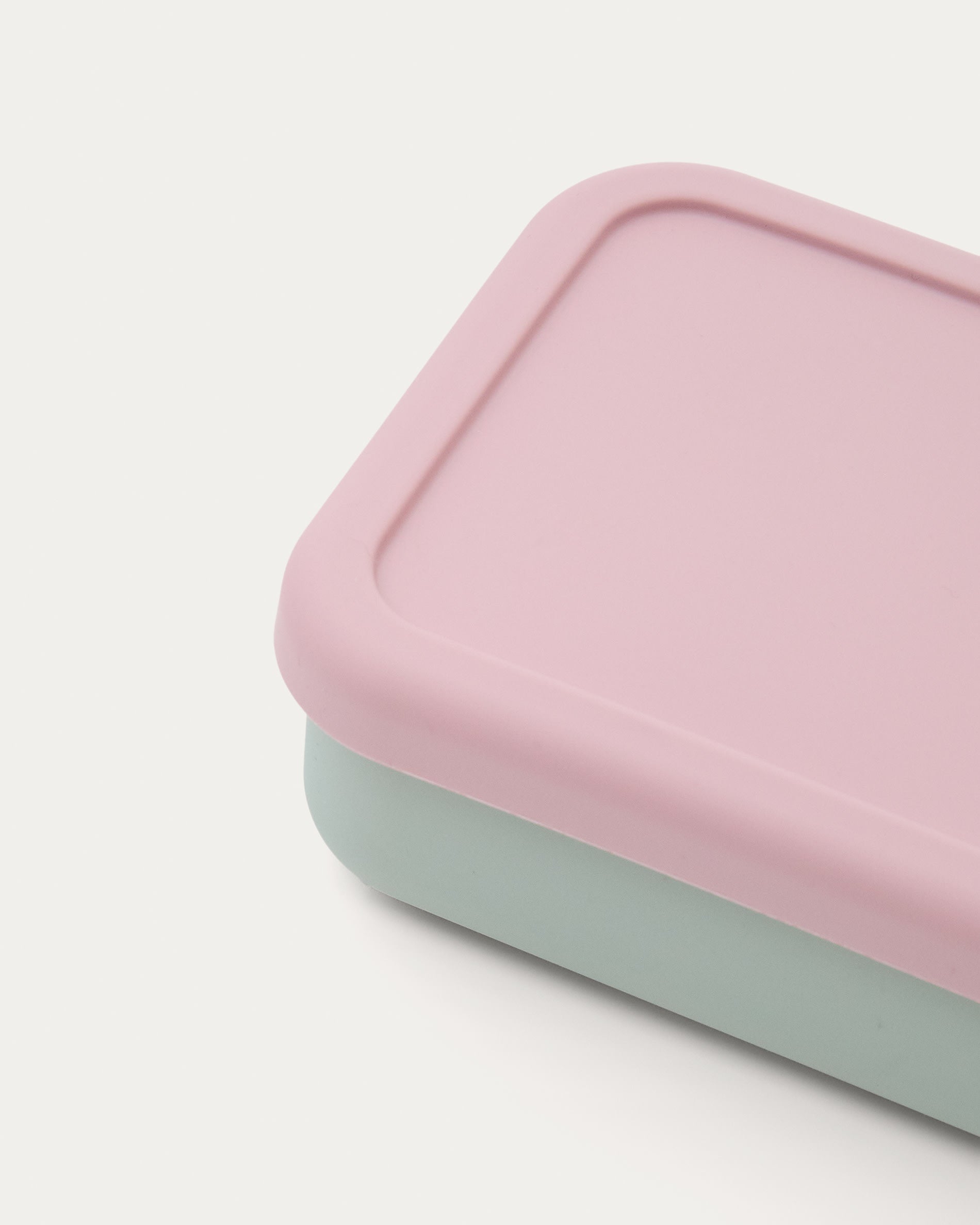 Lunchbox Lili aus Silikon rosa und türkis in Türkis, Rosa präsentiert im Onlineshop von KAQTU Design AG. Geschirr Kids ist von Kave Home