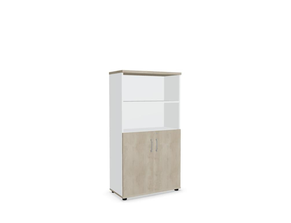 Basic K4404 - Halbregal in Schwarz präsentiert im Onlineshop von KAQTU Design AG. Standregal ist von Mdd