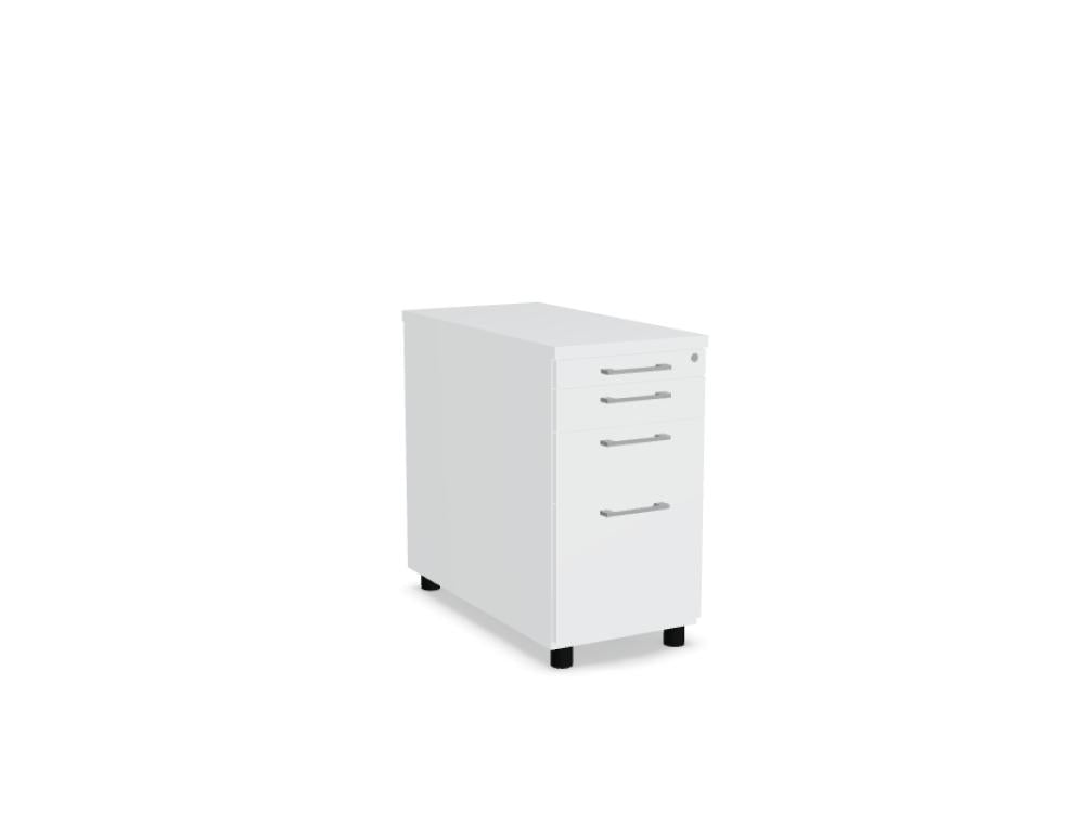 Standard KRT73 - Standcontainer in Weiss Pastell präsentiert im Onlineshop von KAQTU Design AG. Korpus ist von Mdd