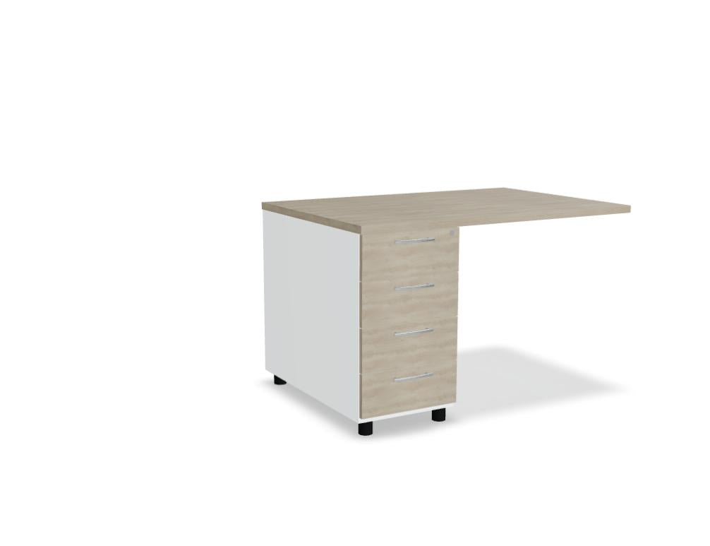 Basic KT1274 - Standcontainer in Schwarz präsentiert im Onlineshop von KAQTU Design AG. Korpus ist von Mdd