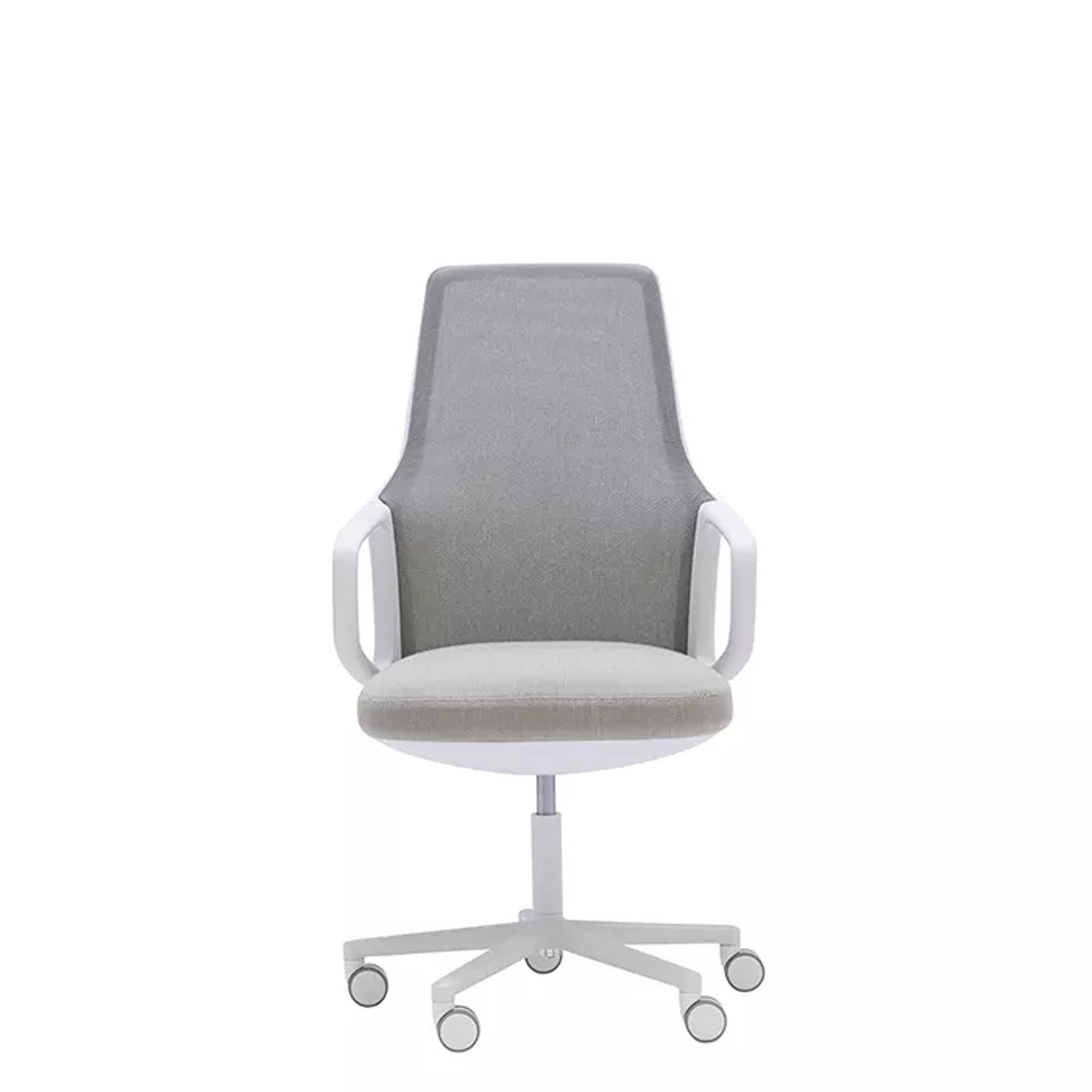 Calma Bürostuhl SO2292: Eleganter, ergonomischer Stuhl aus hochwertigem Textil und Stahl für maximalen Komfort und Stil im Büro.