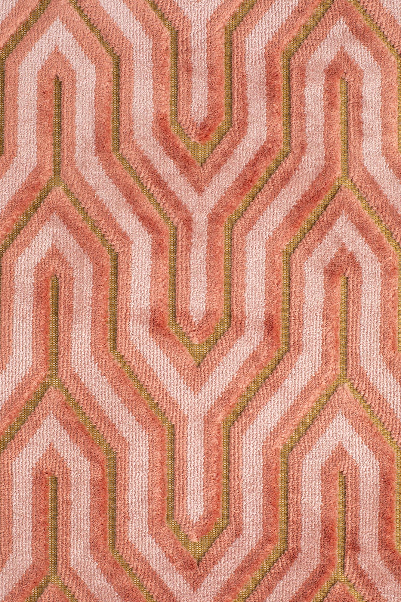 Kuschelweicher runder Teppich in Pink, 200 cm, von Bold Monkey.