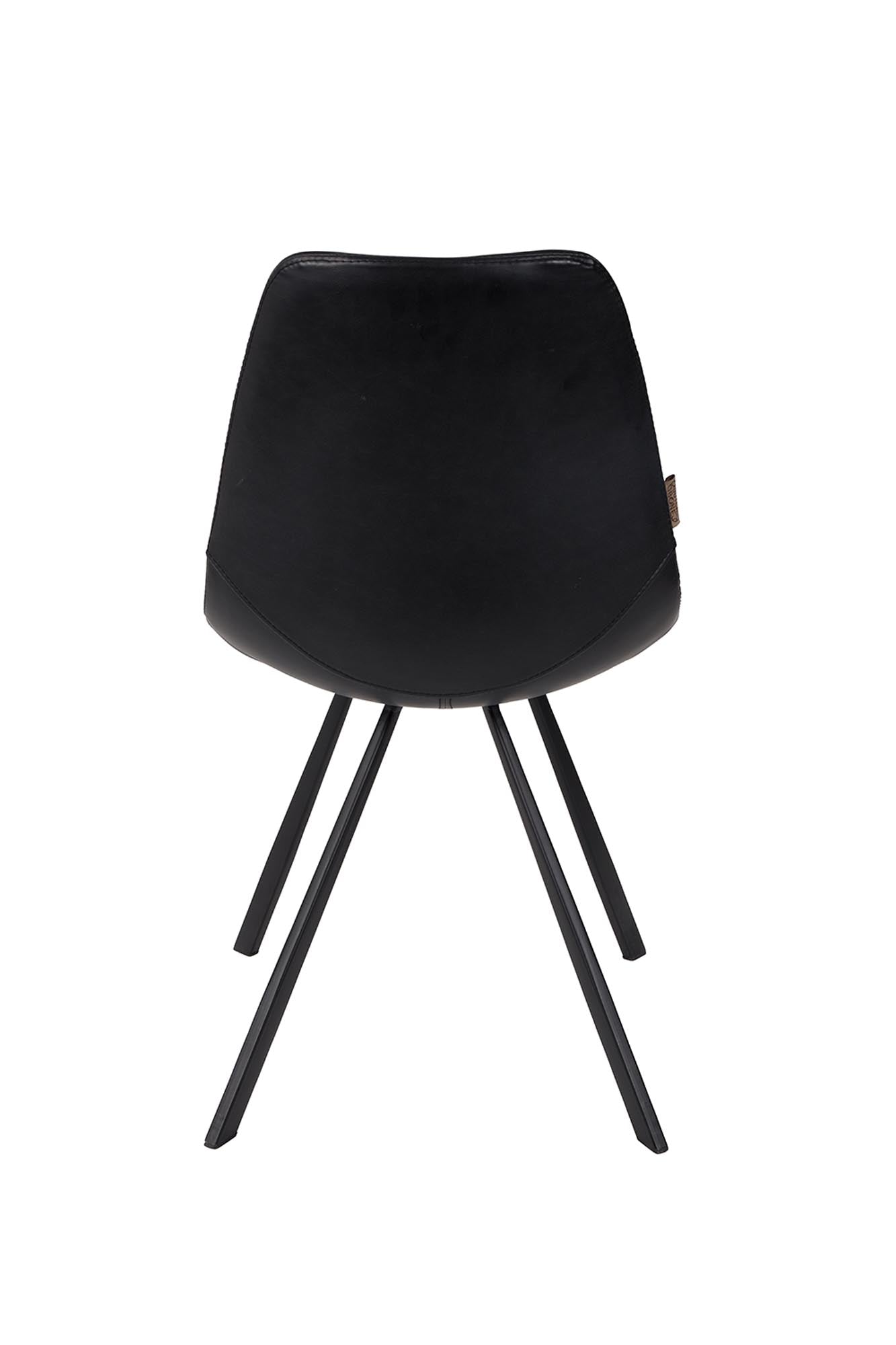 Entdecken Sie den Stuhl Franky von Dutchbone: Modernes Design, Vintage-Charme und ergonomischer Komfort für Ihr stilvolles Zuhause.