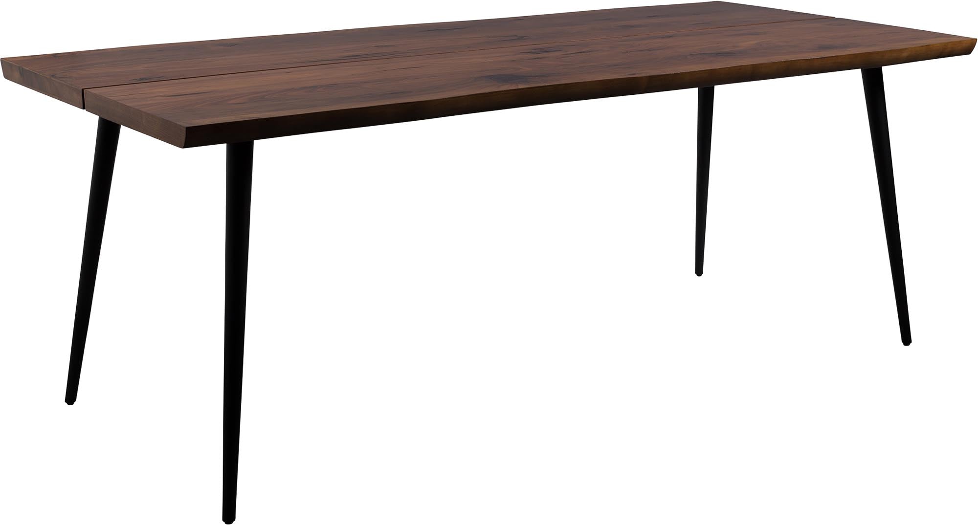 Stilvoller Esstisch ALAGON von Dutchbone: Massives Mangoholz trifft auf moderne Metallbeine für rustikalen Charme und langlebige Qualität.