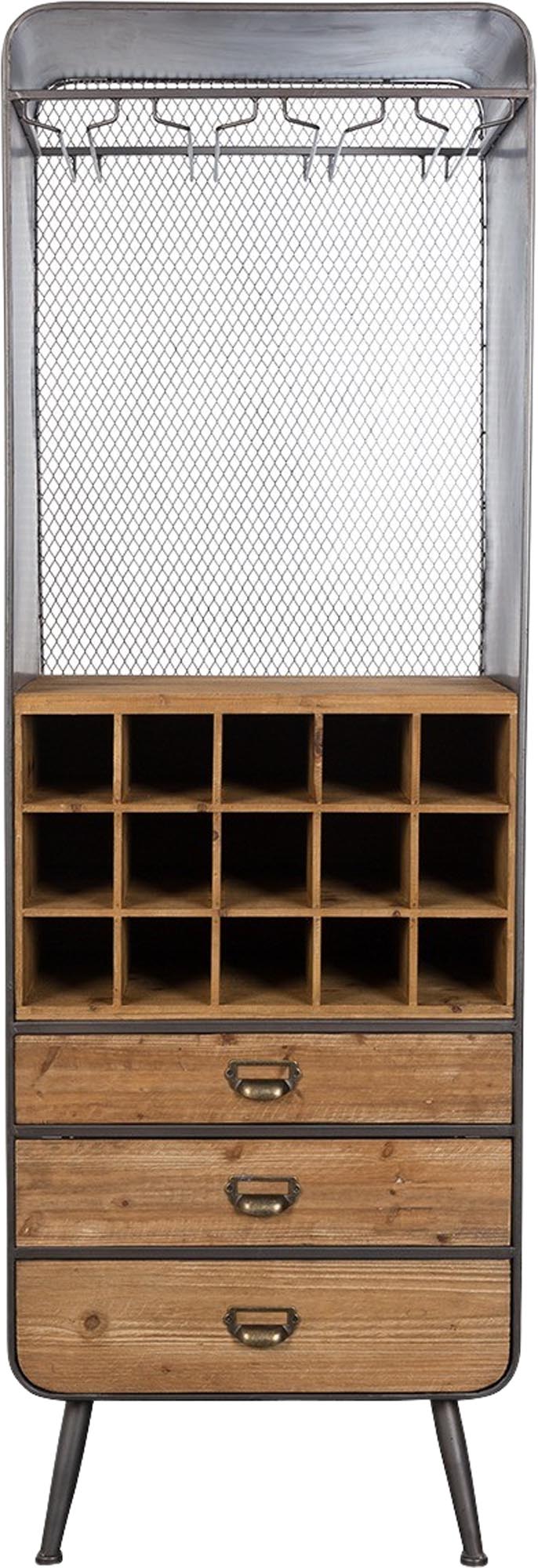 Dutchbone Cabinet Vino: Elegante Weinlagerung für Ihr Zuhause.