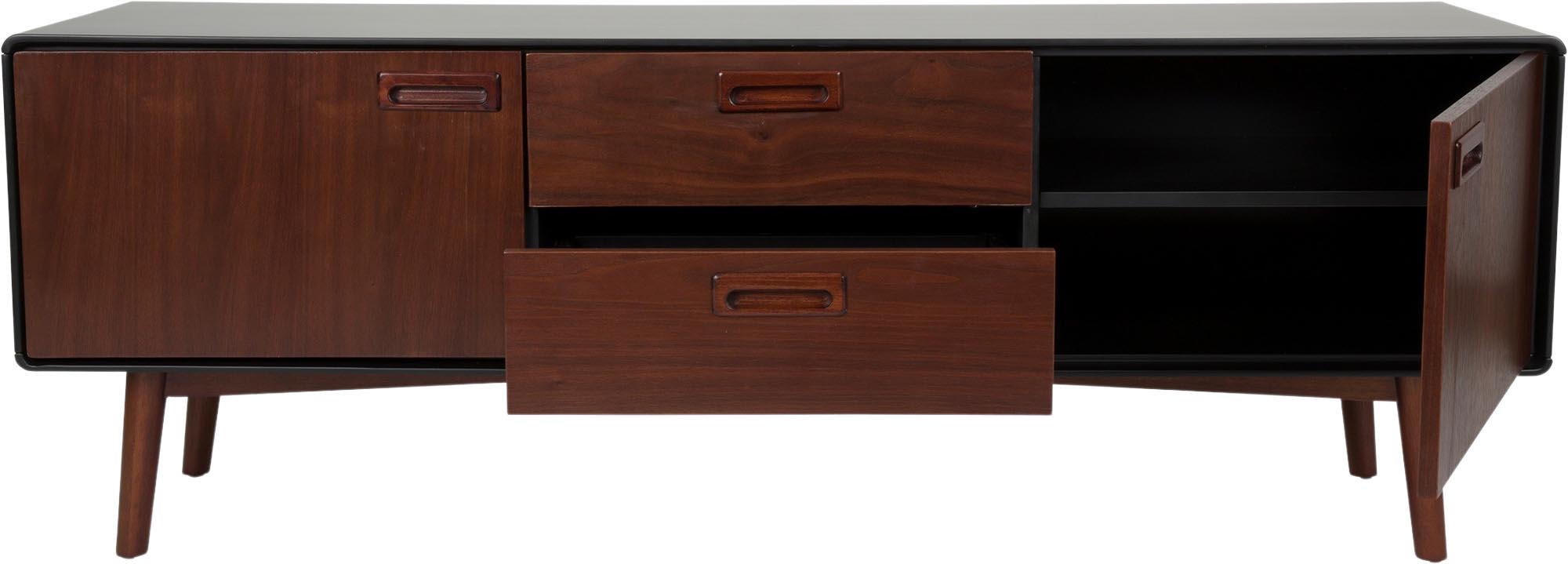 Entdecken Sie das stilvolle Sideboard Juju Low von Dutchbone. Mit seinen kompakten Maßen 150x40x53cm bietet es eleganten Stauraum für Ihre Lieblingsstücke.