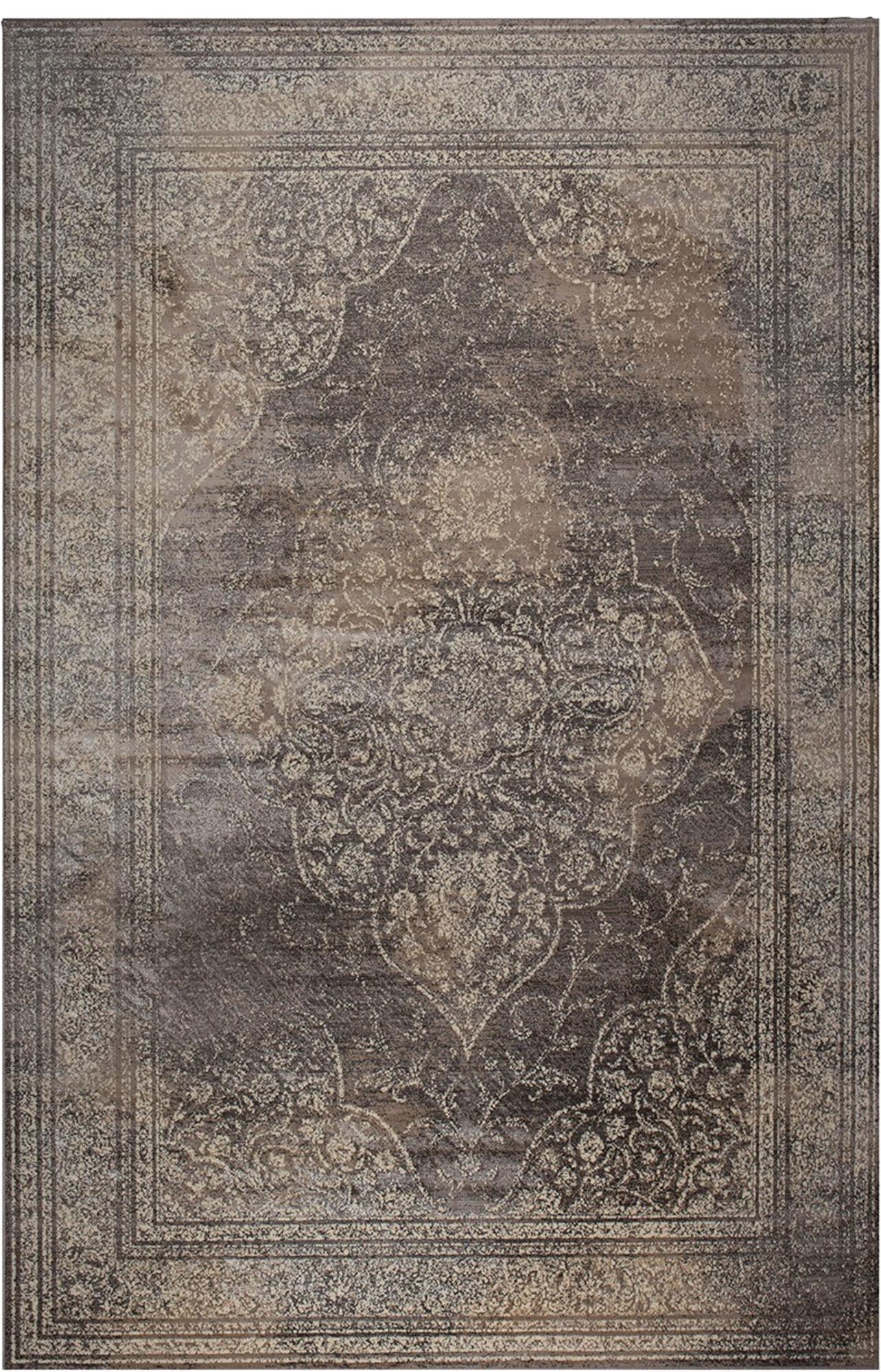 Der Dutchbone Rugged Teppich vereint Vintage-Charme mit Qualität, ideal für elegante und gemütliche Wohnräume.