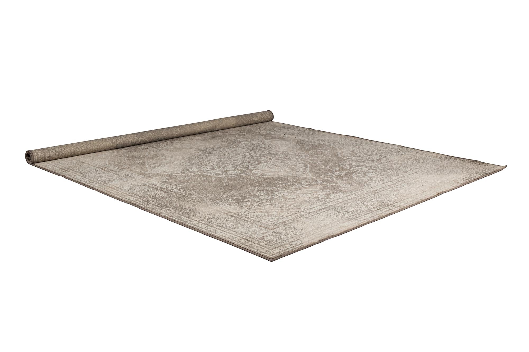 Der Rugged Teppich von Dutchbone besticht durch seinen Vintage-Look und hochwertige Verarbeitung für stilvolle Räume.