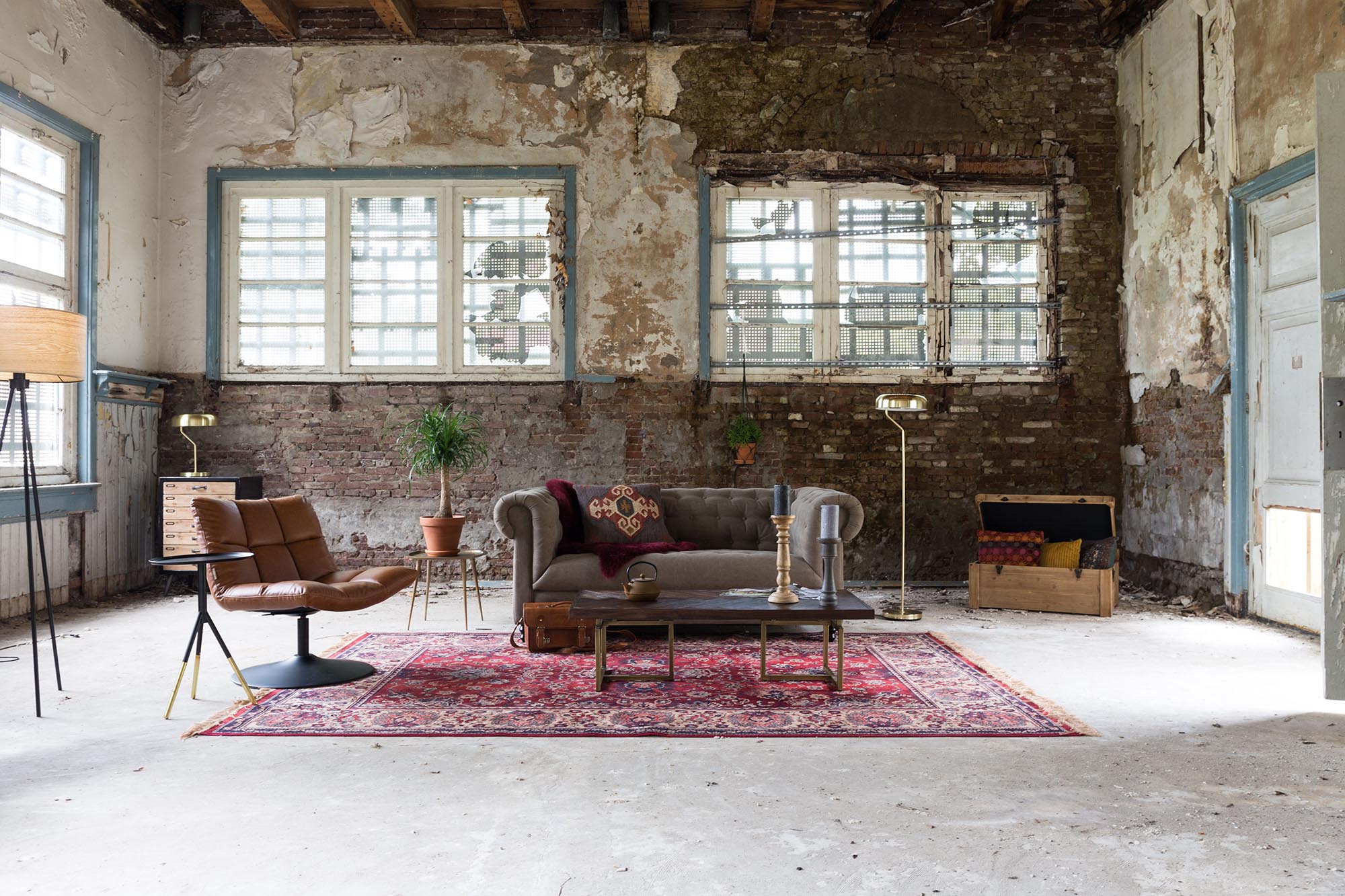 Verleihe deinem Zuhause mit dem eleganten Teppich BID von Dutchbone einen Hauch von Stil. Hochwertig, vielseitig und zeitlos!