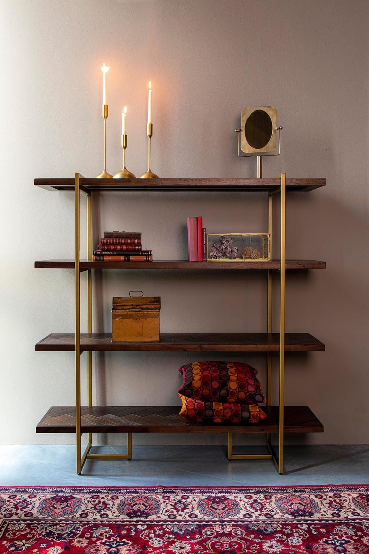 Teppich BID in Rot präsentiert im Onlineshop von KAQTU Design AG. Teppich ist von Dutchbone