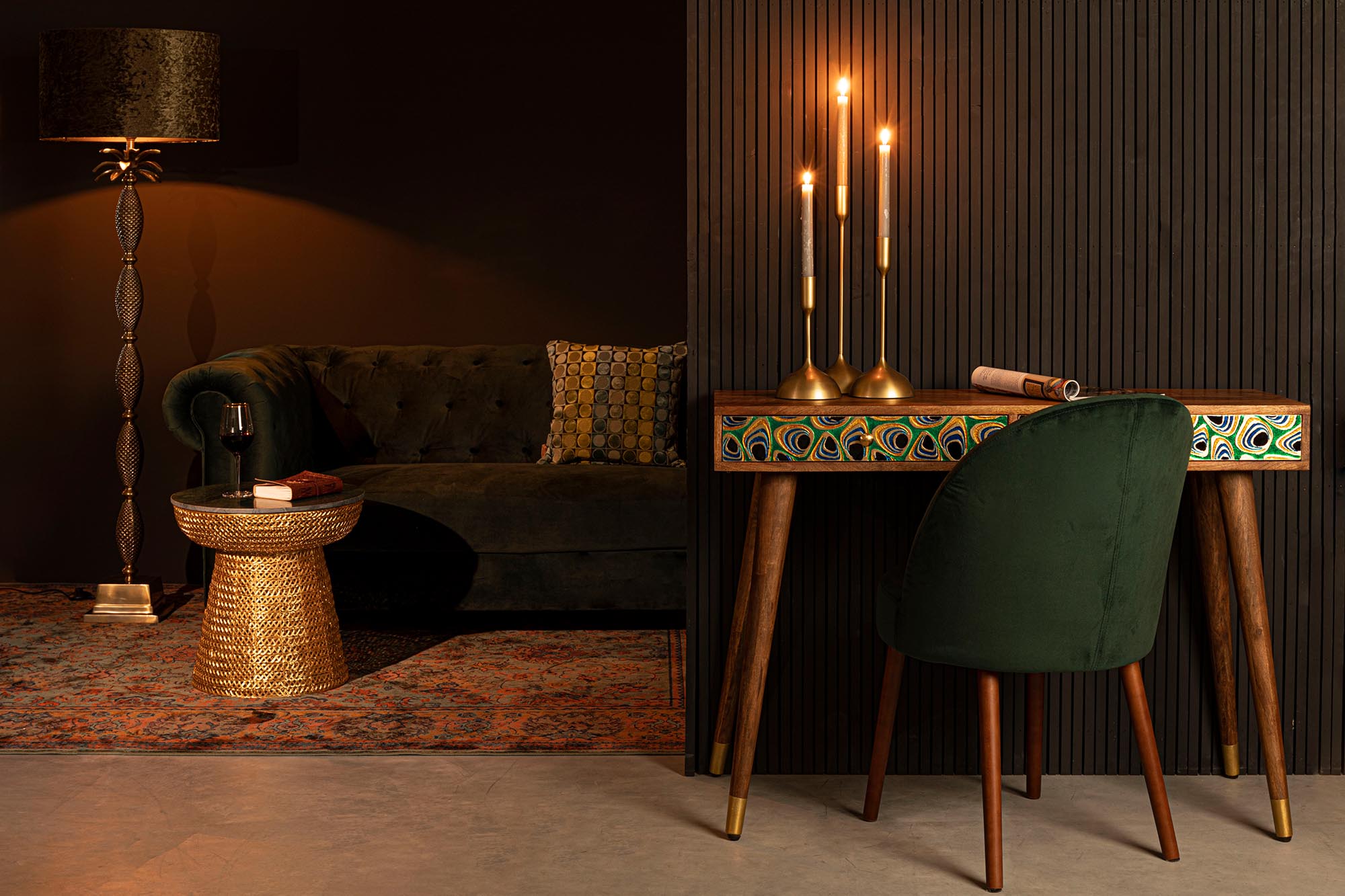 Dutchbone Teppich BID: Luxuriöse Textur für moderne Wohnräume.