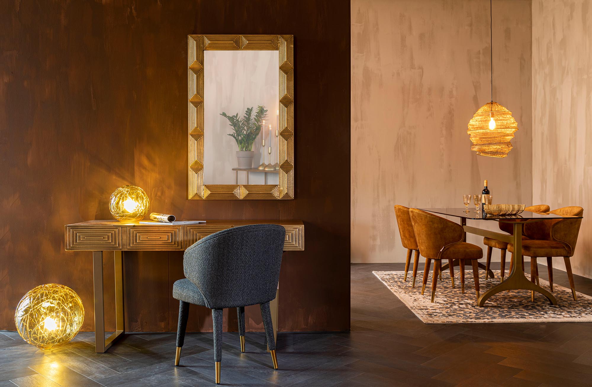 Entdecken Sie den eleganten Volan Spiegel von Dutchbone – ein stilvolles Accessoire, das jedem Raum einen Hauch von Raffinesse verleiht.