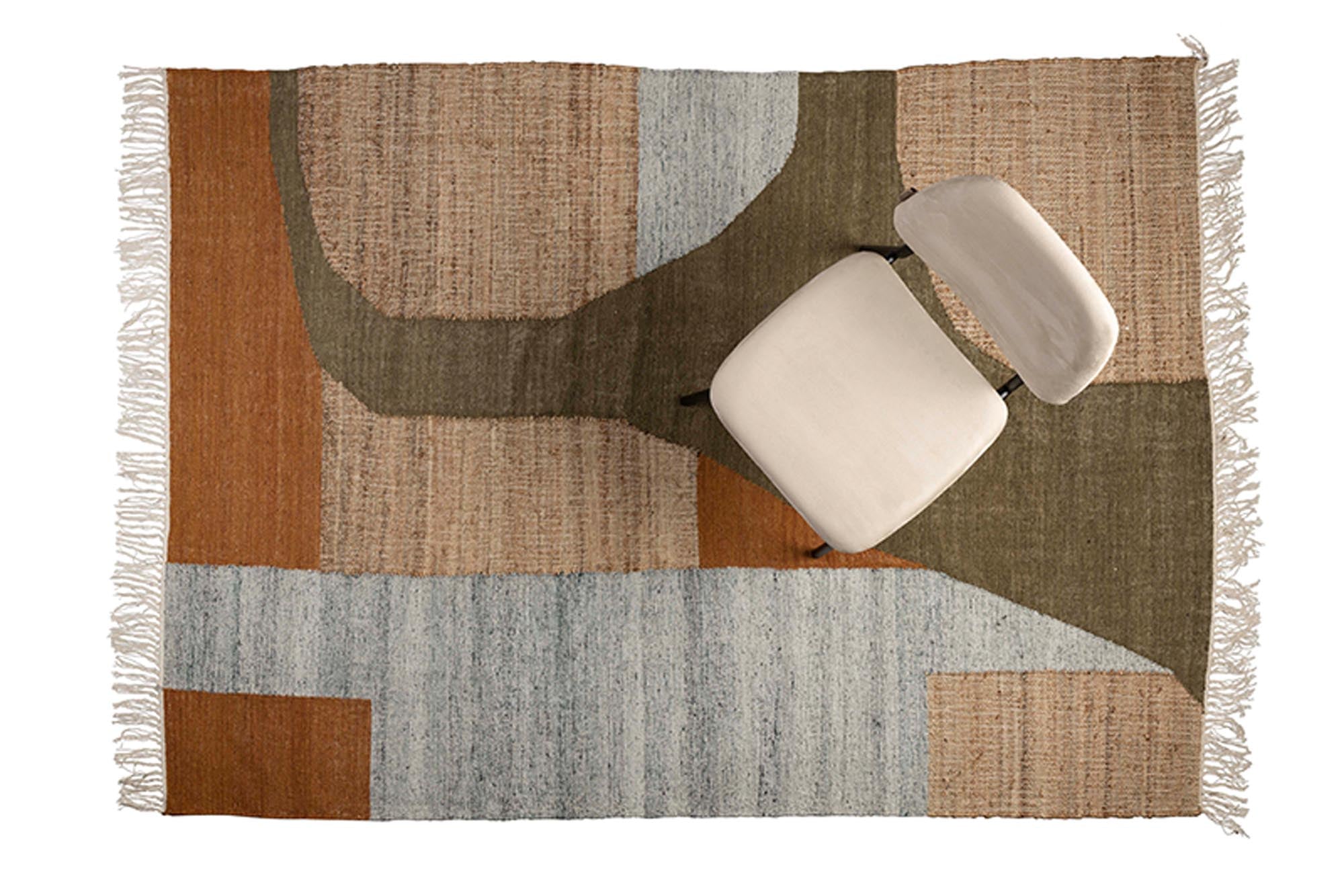 Luxuriöser Dutchbone Teppich Pavilion mit einzigartigem Muster.