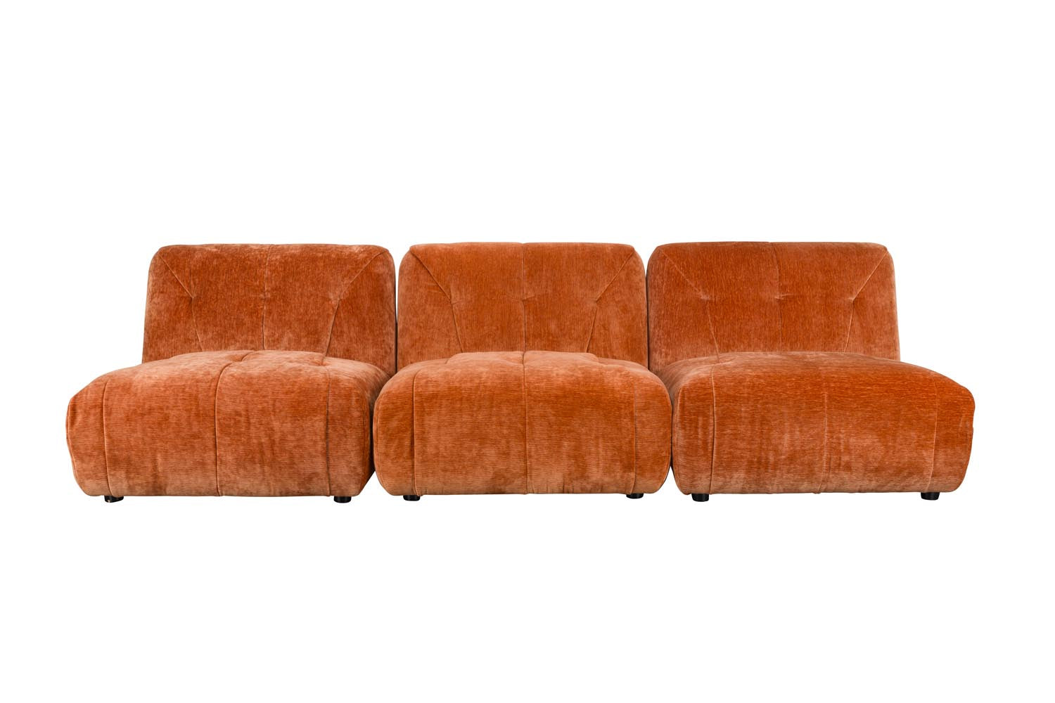 Modernes Giada 3-Sitzer Sofa: Komfort, edler Stoff, 276 cm breit, stilvoller Mittelpunkt für Ihr Wohnzimmer.