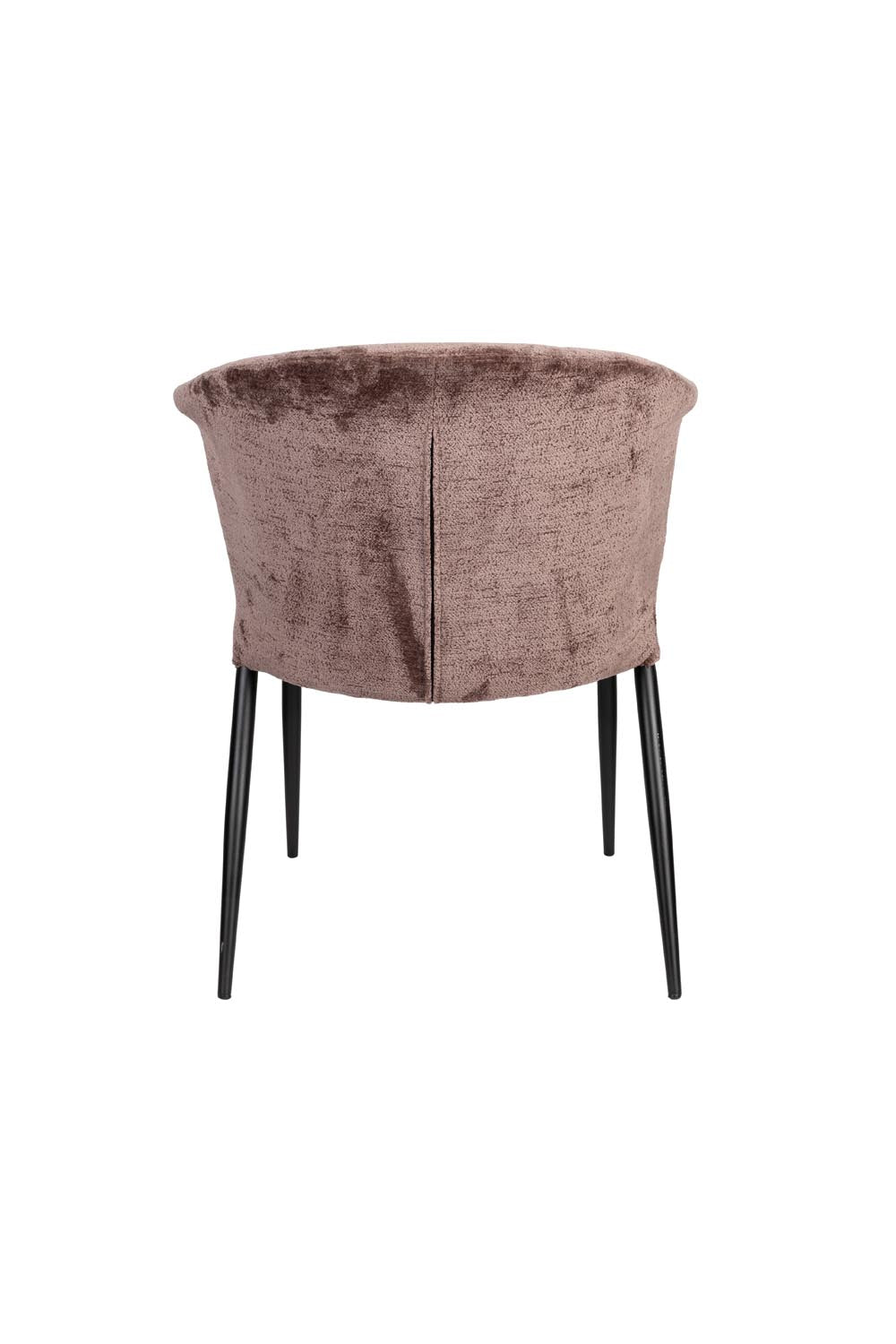 Der Stuhl Georgia in Lila von Dutchbone vereint elegantes Design und Komfort. Ideal für Esszimmer, Bars oder Lounges.