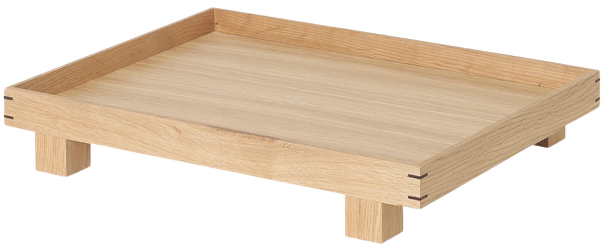 Bon Tablett Small in Hellbraun präsentiert im Onlineshop von KAQTU Design AG. Tablett ist von Ferm Living