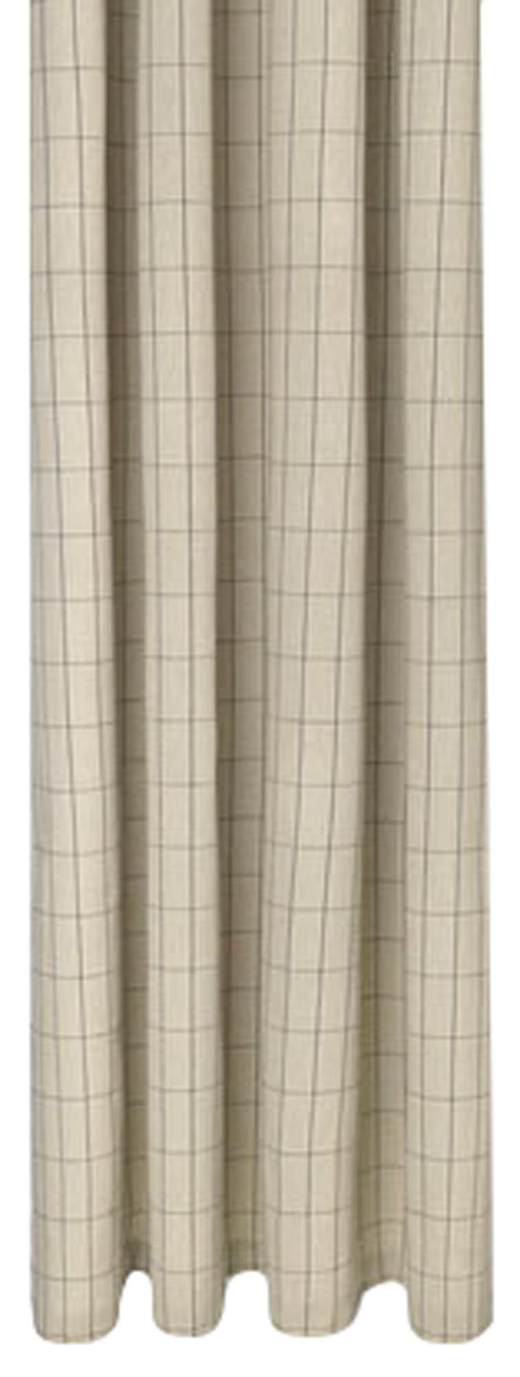 Entdecke den eleganten Chambray Duschvorhang von Ferm Living, aus GOTS zertifizierter Bio-Baumwolle, wasserabweisend und stilvoll für dein Badezimmer.