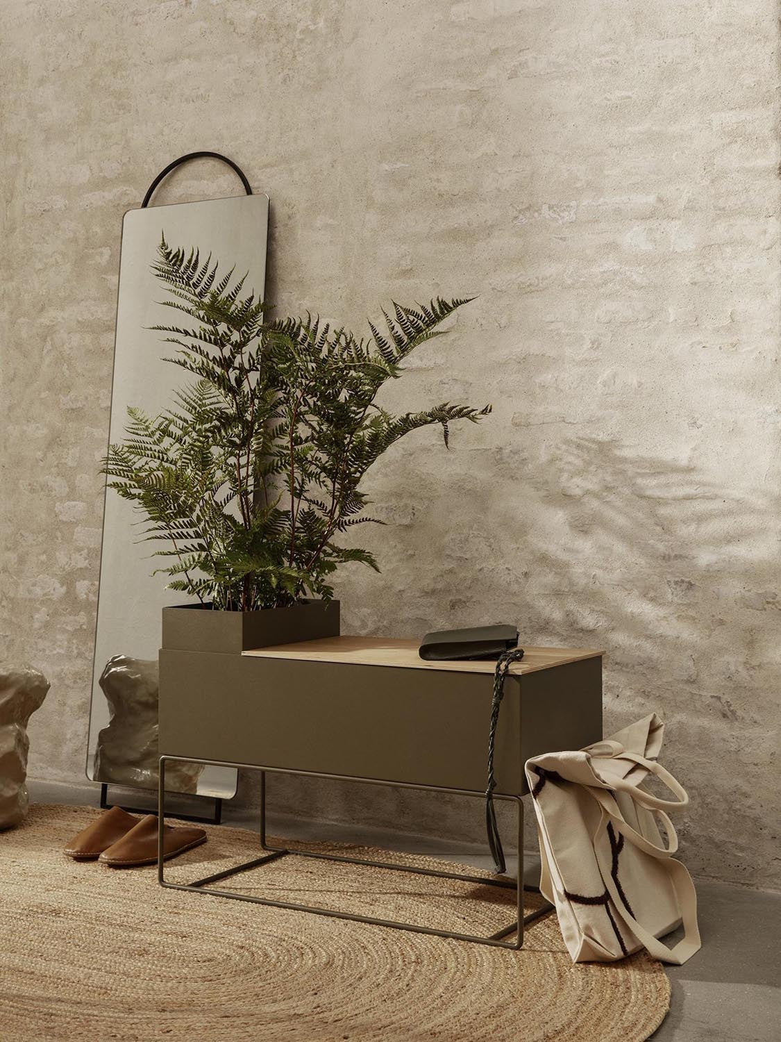 Eternal Teppich oval in Hellbraun präsentiert im Onlineshop von KAQTU Design AG. Teppich ist von Ferm Living