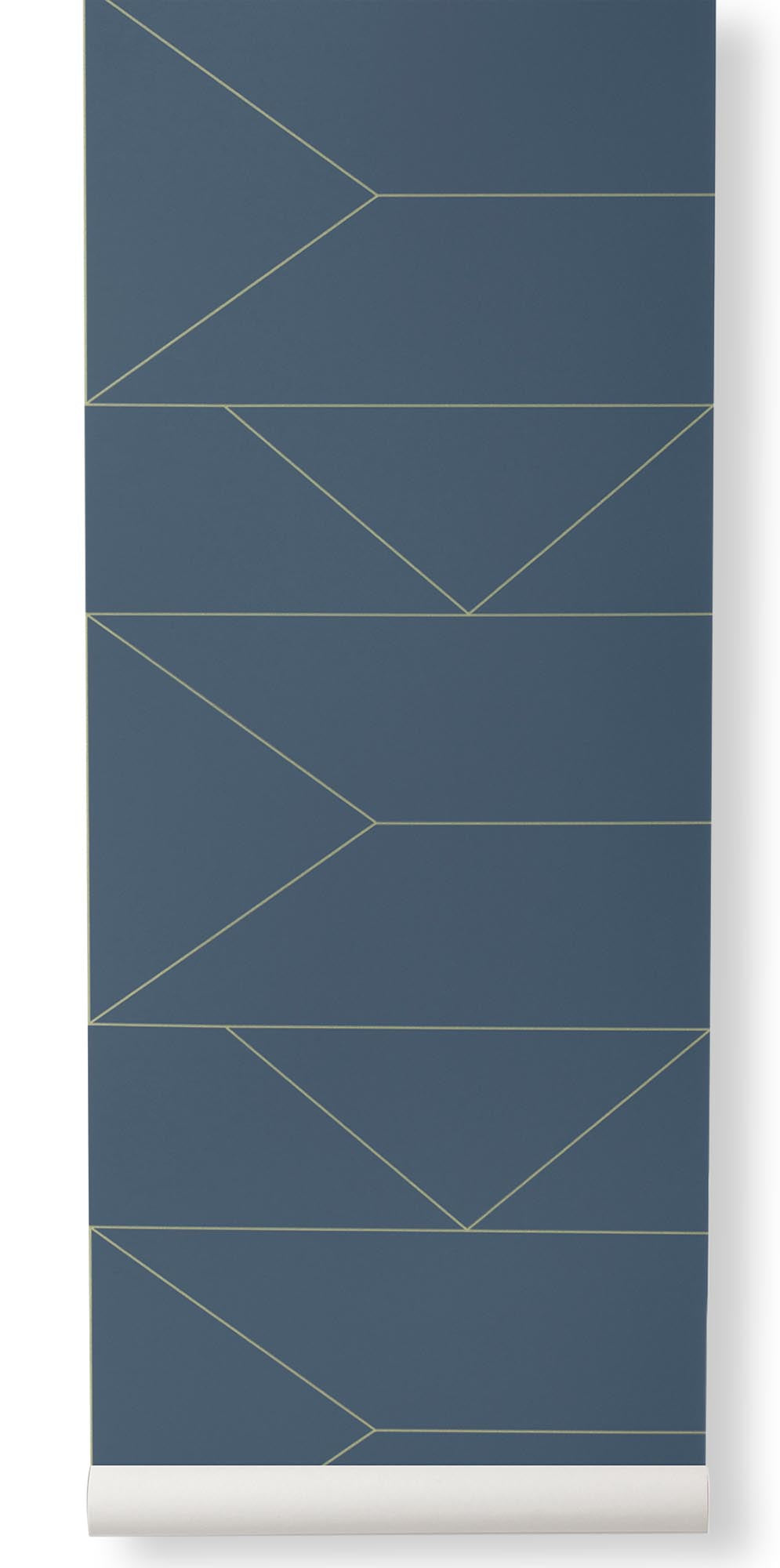 Entdecke die elegante Tapete Lines von Ferm Living. Hochwertiges Vliespapier, inspiriert vom Art déco, für stilvolle Wände in jedem Raum.