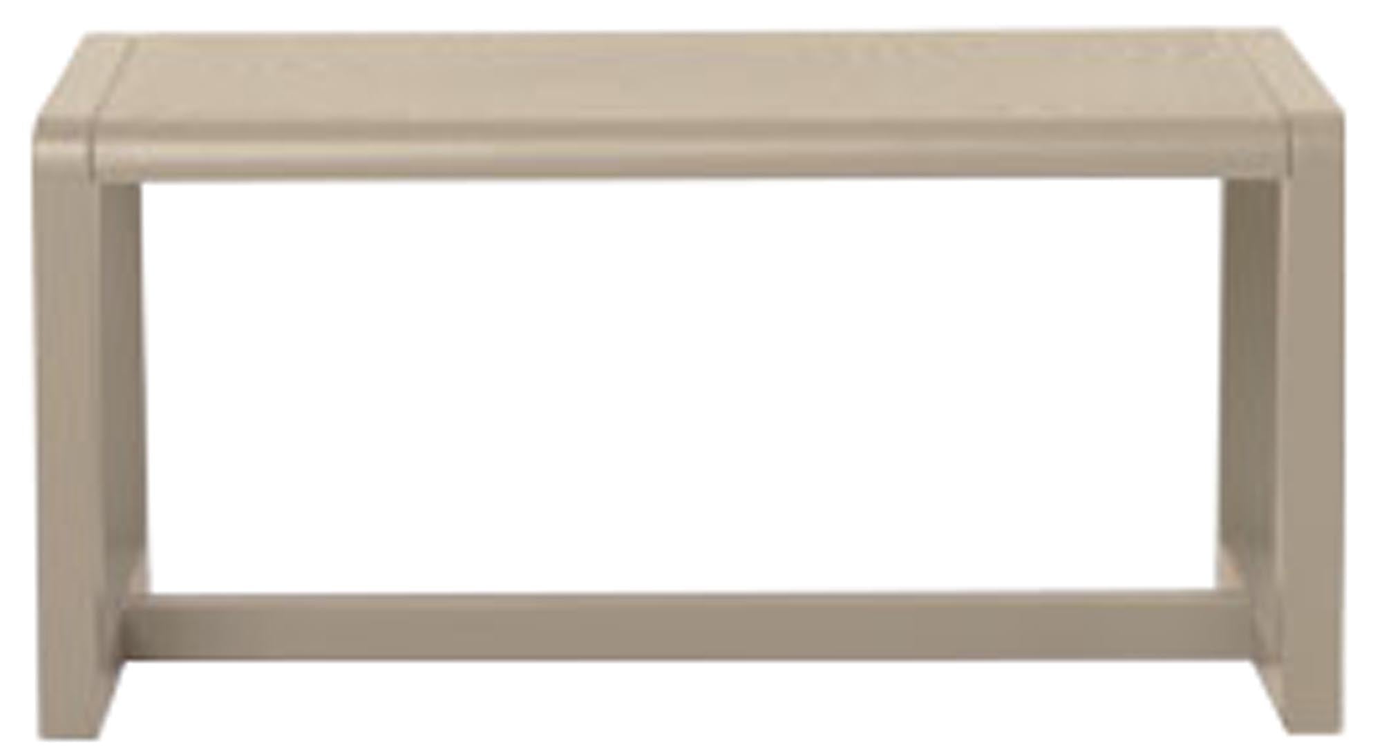 Entdecke die Little Architect Bank von Ferm Living – ein modernes Designstück aus FSC® zertifiziertem Eschenfurnier, ideal für kreative Kinder und Spielräume.