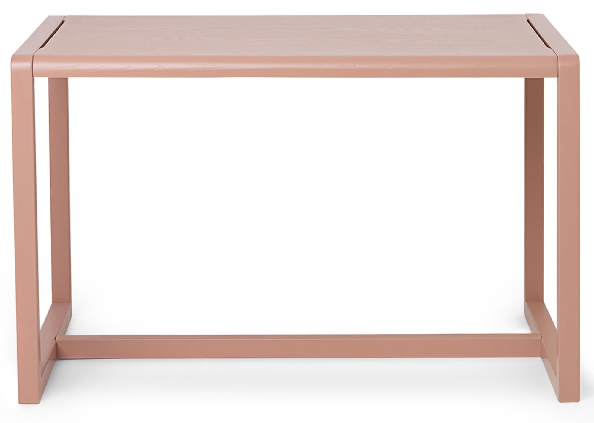 Entdecke den Little Architect Tisch von Ferm Living – ein stilvolles Möbelstück aus FSC® zertifiziertem Eschenfurnier, ideal für kreative Kinderaktivitäten.