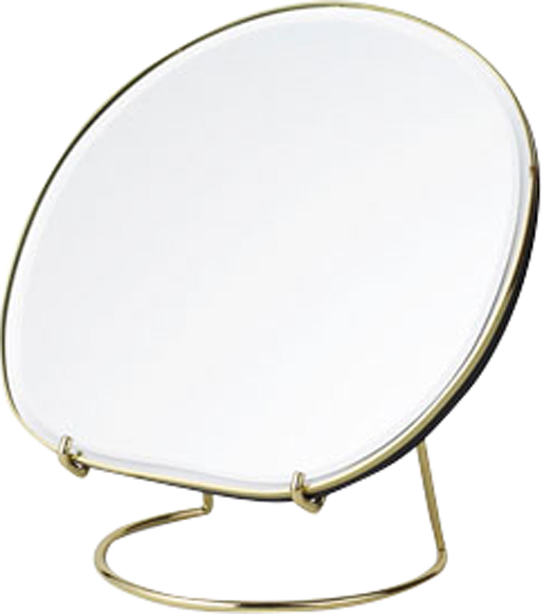 Der Pond Tischspiegel von Ferm Living vereint organische Formen und elegantes Design. Ideal für Frisiertisch, Flur oder Badezimmer.