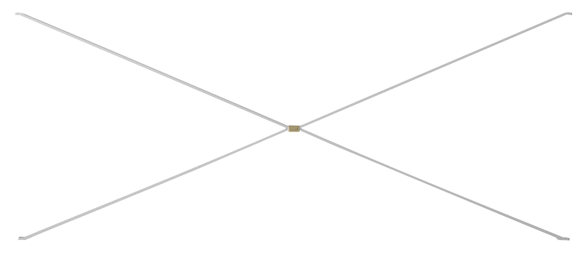 Stabile Kreuzstangen für das vielseitige Punctual Regalsystem.