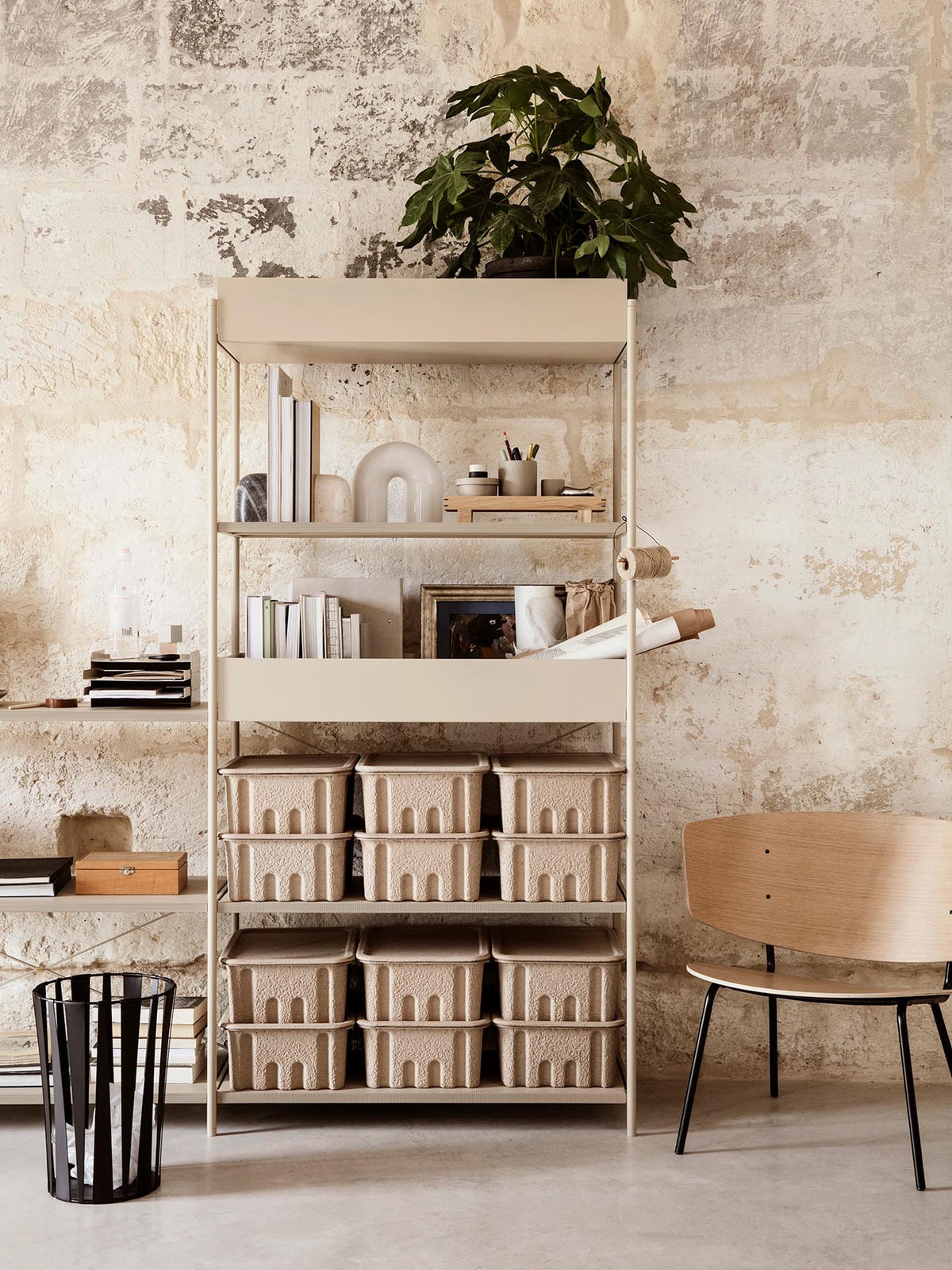 Punctual Regalsystem - Regalbox in Kaschmir präsentiert im Onlineshop von KAQTU Design AG. Regalsystem Einzelteile ist von Ferm Living