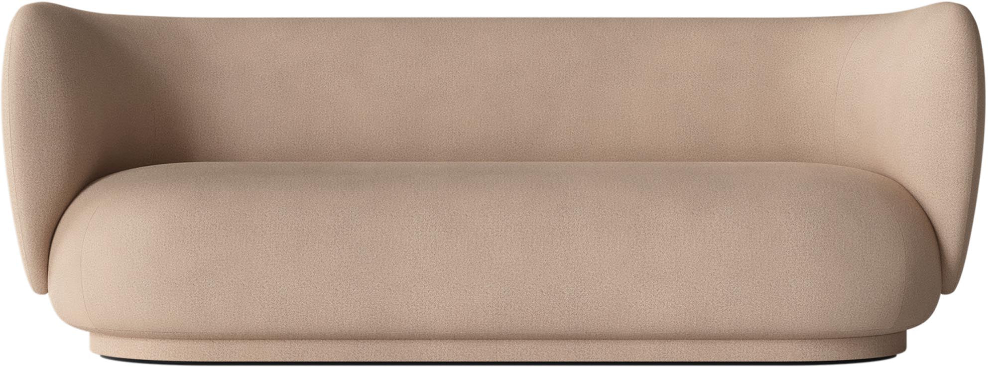 Rico 3er Sofa: Stilvolles Design trifft auf skandinavischen Komfort.