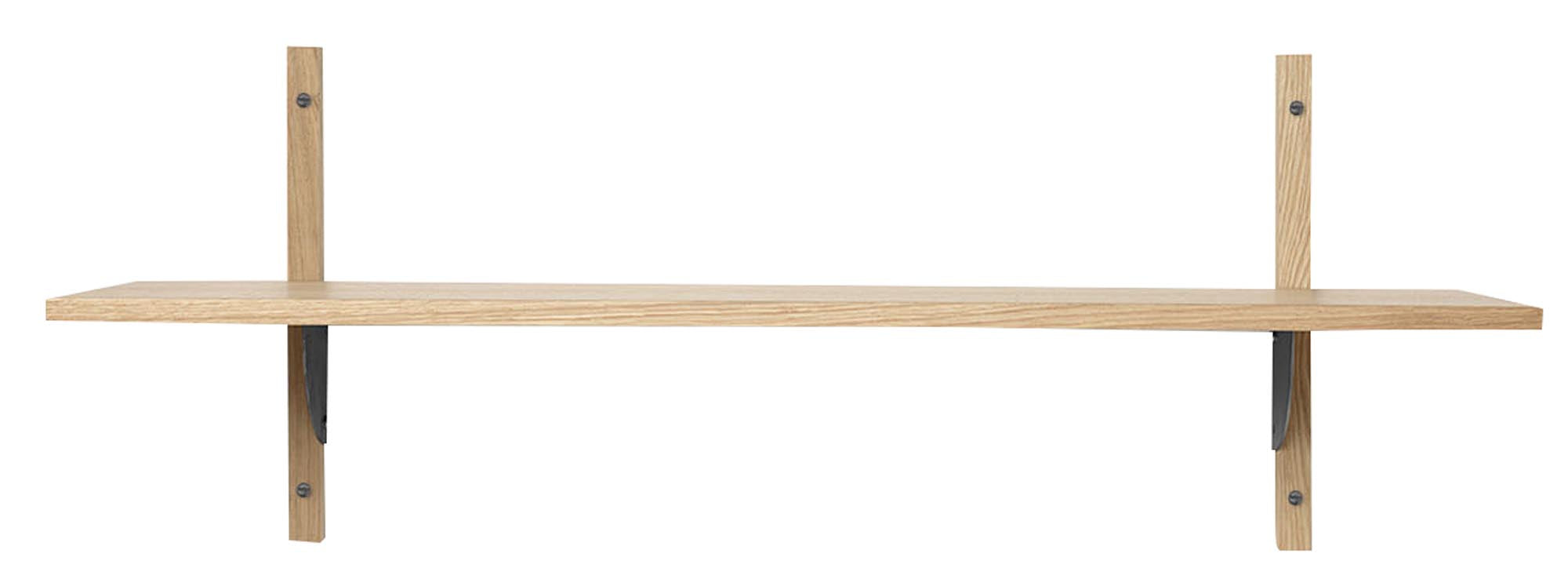 Sector Wandregal in Hellbraun/Messing Schwarz präsentiert im Onlineshop von KAQTU Design AG. Wandregal ist von Ferm Living