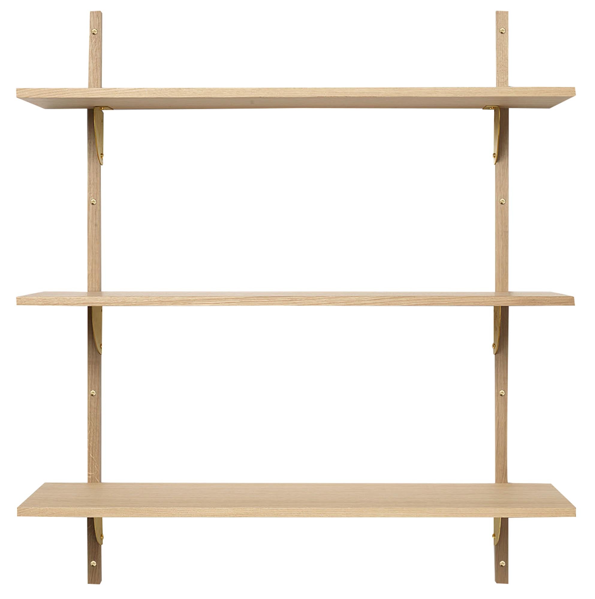 Sector Wandregal Triple: Skandinavische Eleganz trifft Funktionalität.