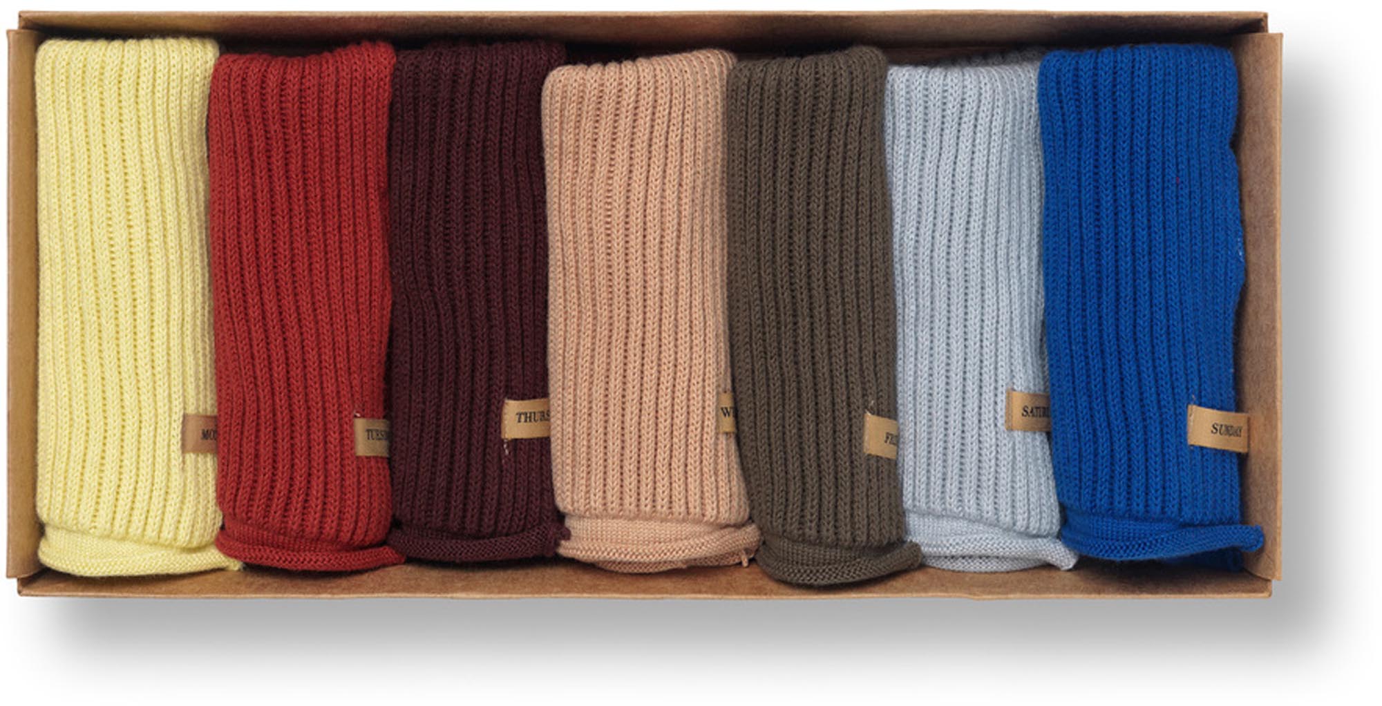 Entdecke das Day Lappen 7er Set von Ferm Living – stilvolle, nachhaltige Geschirrtücher aus GOTS-zertifiziertem Bio-Baumwollgarn, ideal als Geschenk!