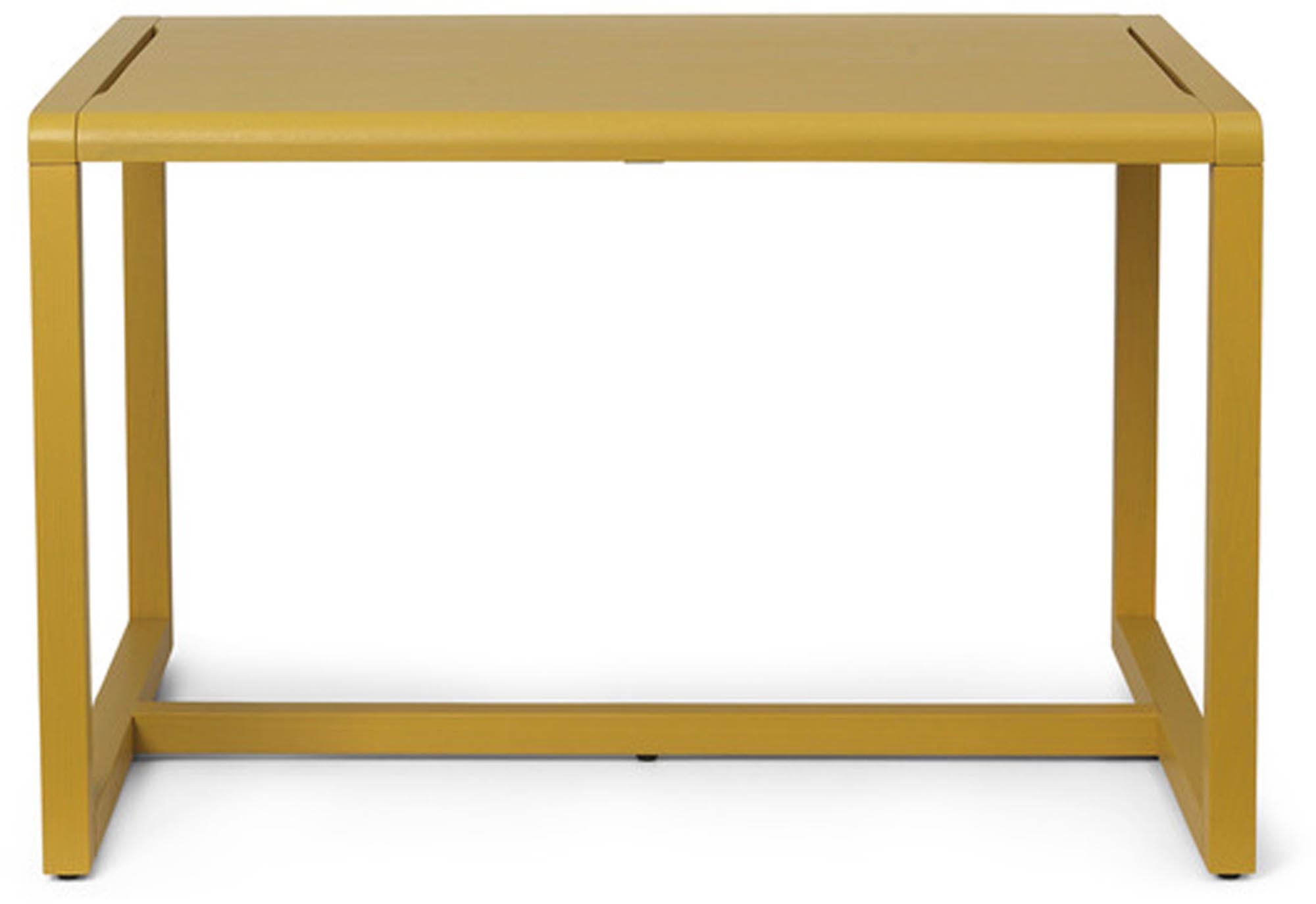 Entdecke den Little Architect Tisch von Ferm Living – ein stilvolles Möbelstück aus FSC® zertifiziertem Eschenfurnier, ideal für kreative Kinderaktivitäten.