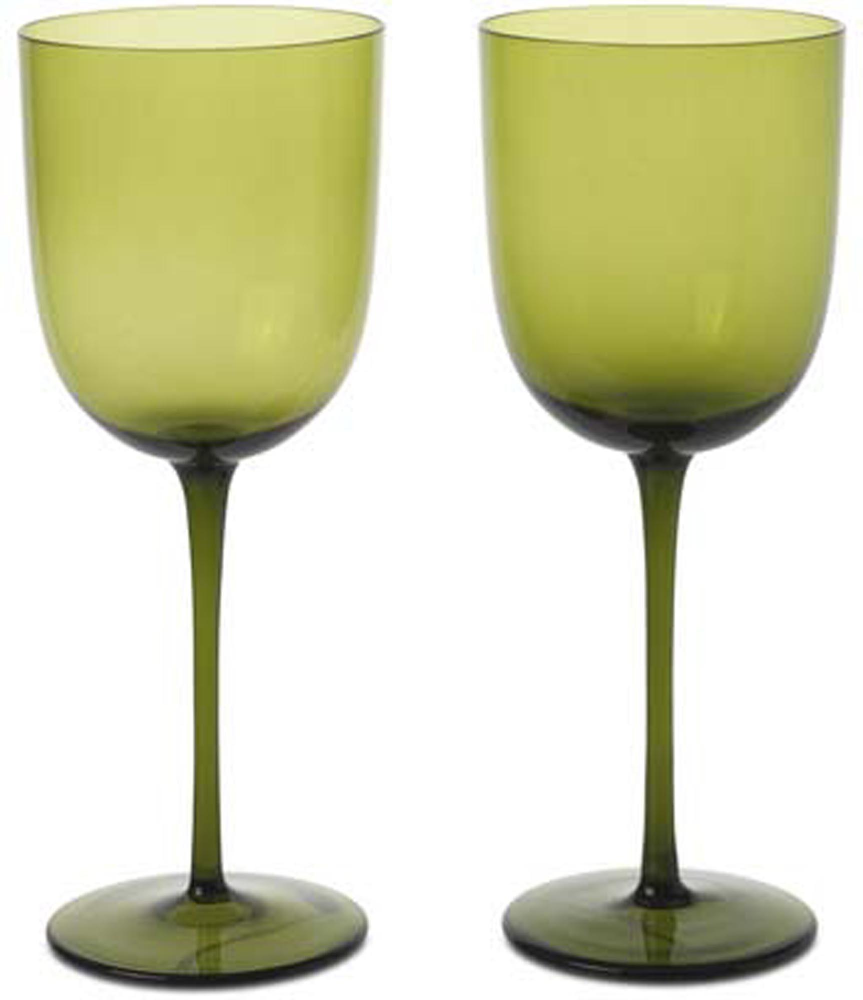 Ferm Living Host Gläser: Weissweingenuss im stilvollen 2er Set.