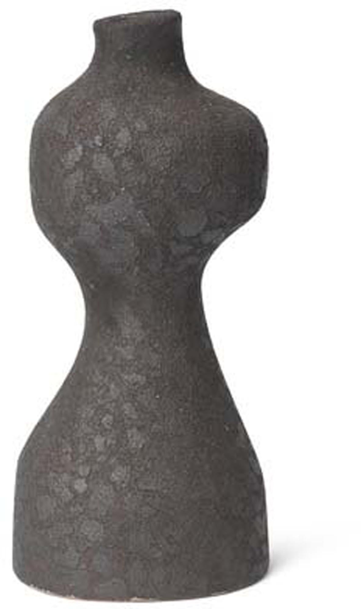 Stilvolle Yara Vase Medium von Ferm Living in sanften Naturtönen.