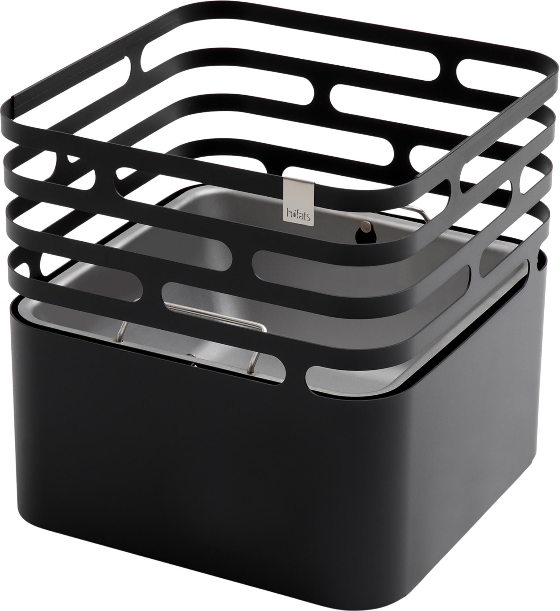 Entdecke den CUBE Feuerkorb schwarz von Höfats: sicher, vielseitig und stilvoll. Ideal für stimmungsvolle Abende im Freien und als praktisches Outdoor-Möbel.