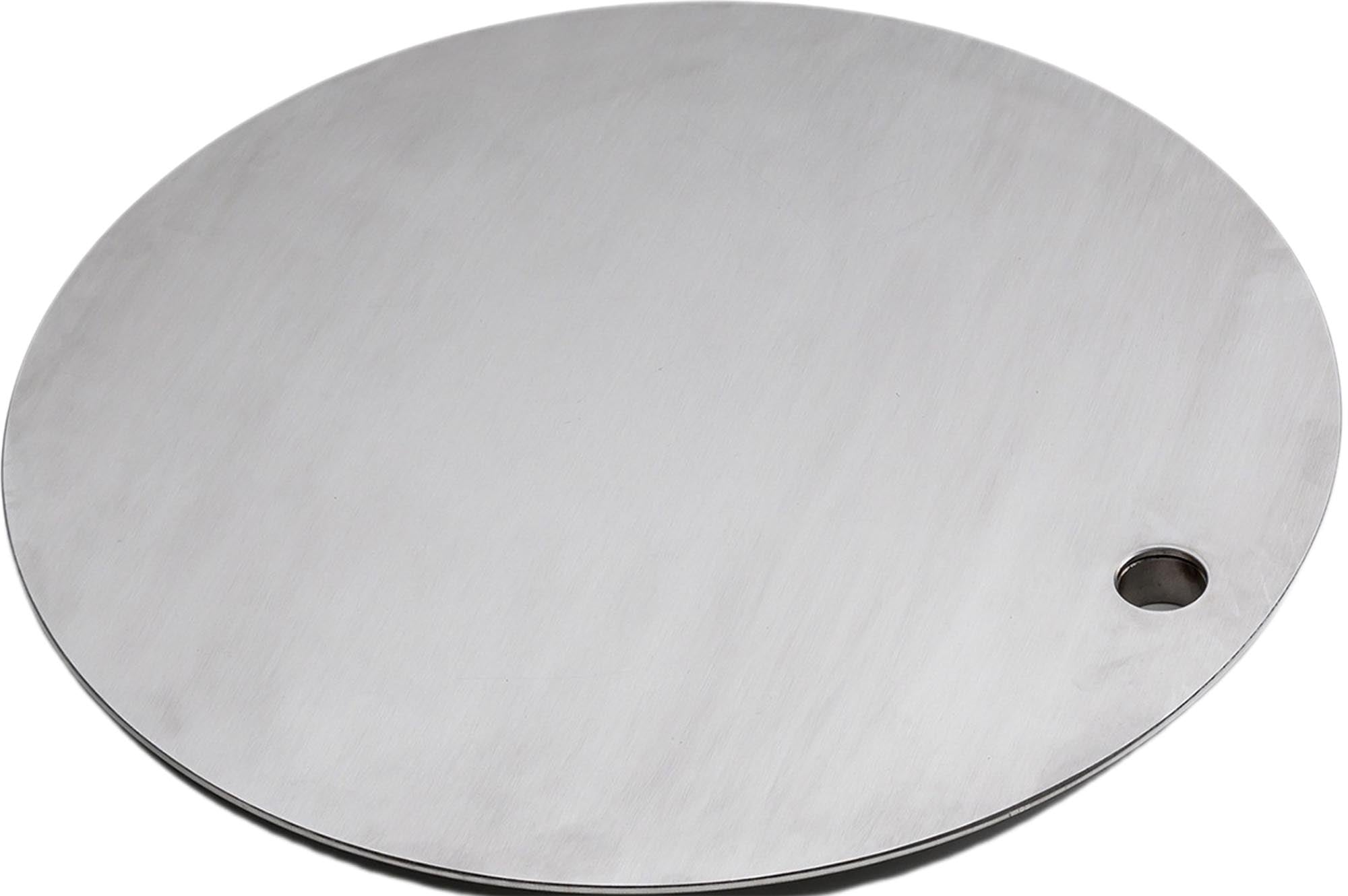 Der TRIPLE Tisch von Höfats: Edelstahl, robust, vielseitig, ideal für Grillpartys. Perfekt für Utensilien und Zubereitung.