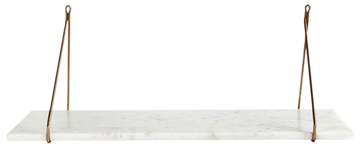Regal, Marble in Weisser Marmor präsentiert im Onlineshop von KAQTU Design AG. Wandregal ist von House Doctor
