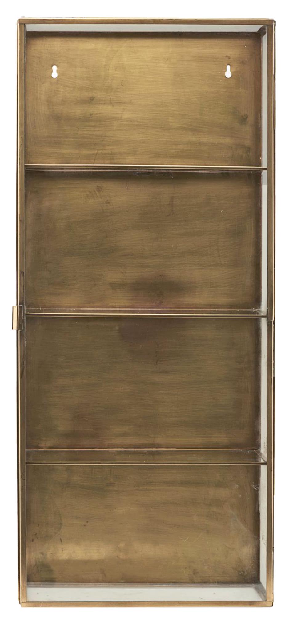 Eleganter Wandschrank aus Glas und Messing von House Doctor – ideal zur stilvollen Präsentation Ihrer Lieblingsstücke.